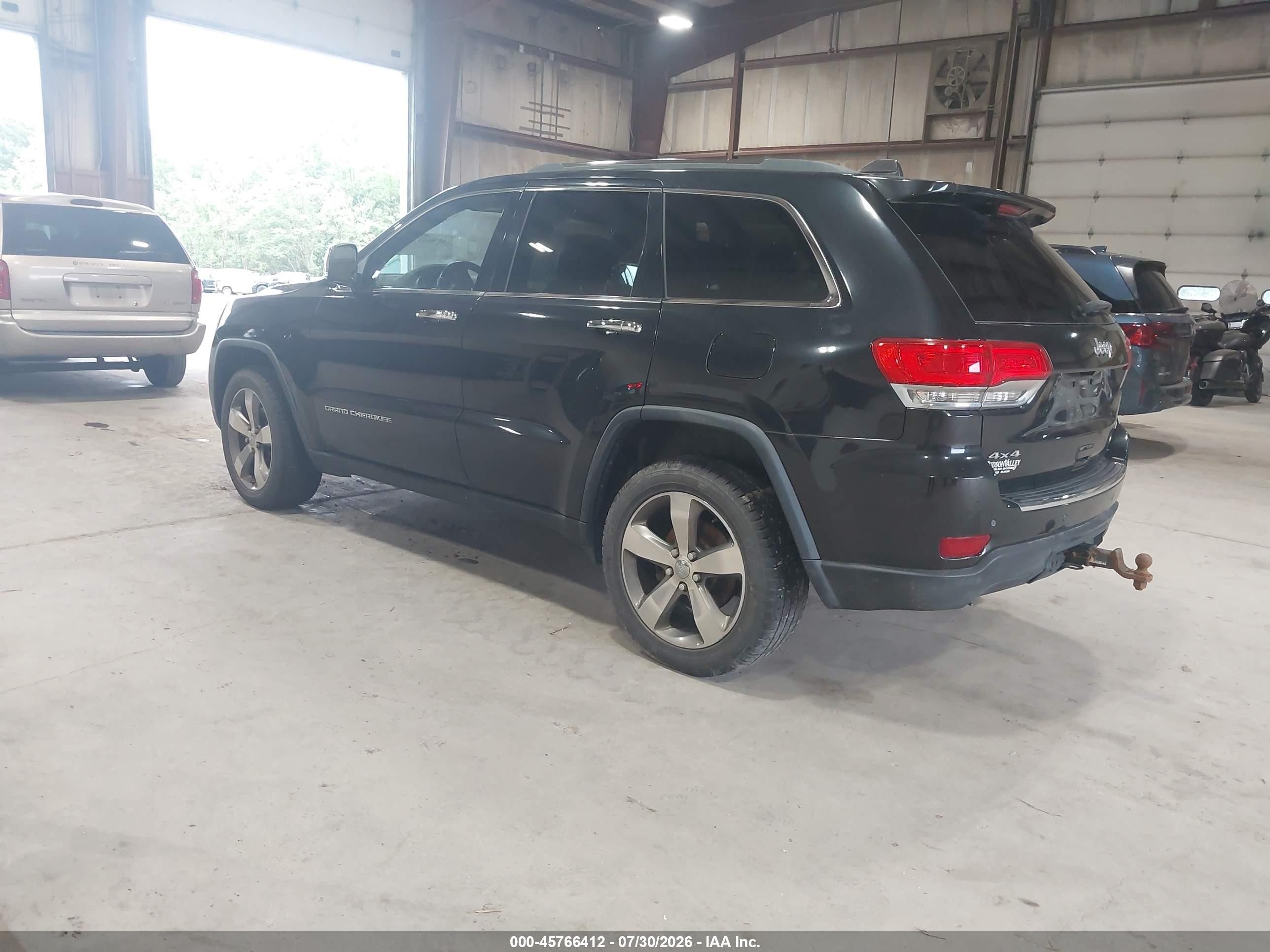 2015 Jeep Grand Cherokee Limited Черный vin: 1C4RJFBG3FC783467