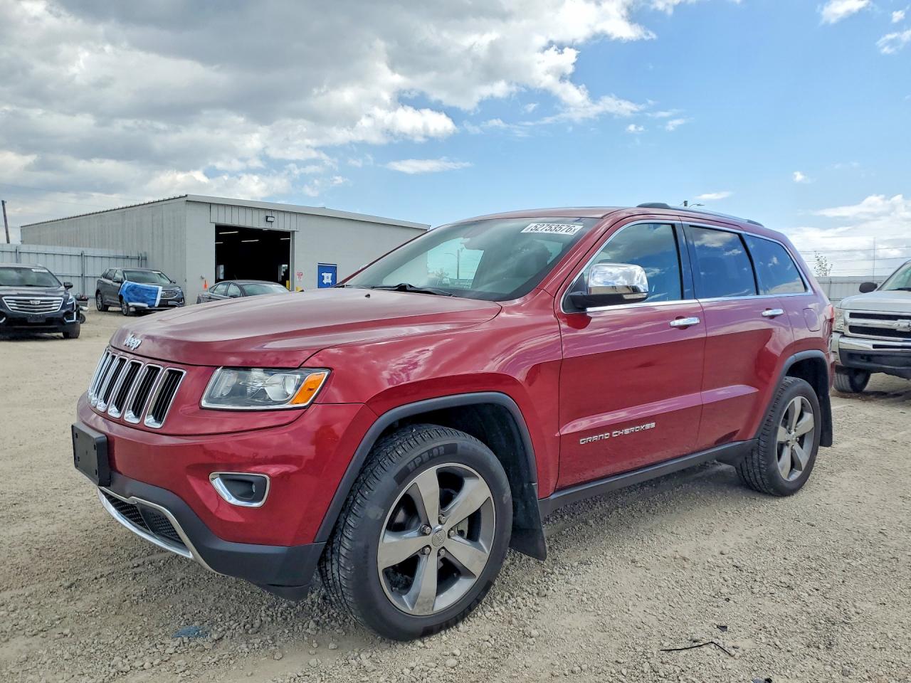 2015 Jeep Grand Cherokee Limited Red vin: 1C4RJFBG3FC791889