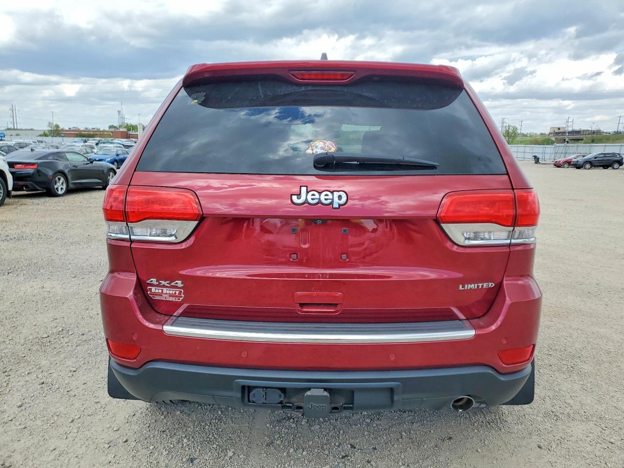 2015 Jeep Grand Cherokee Limited Red vin: 1C4RJFBG3FC791889