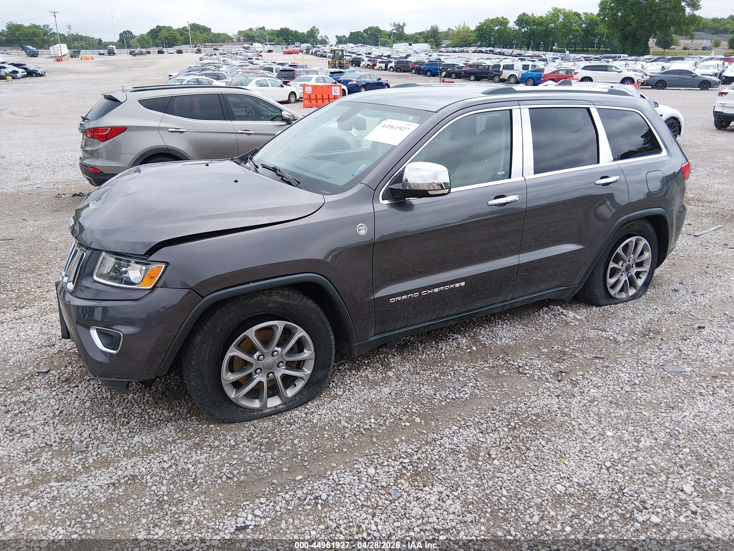 2015 Jeep Grand Cherokee Limited Серый vin: 1C4RJFBG3FC797529