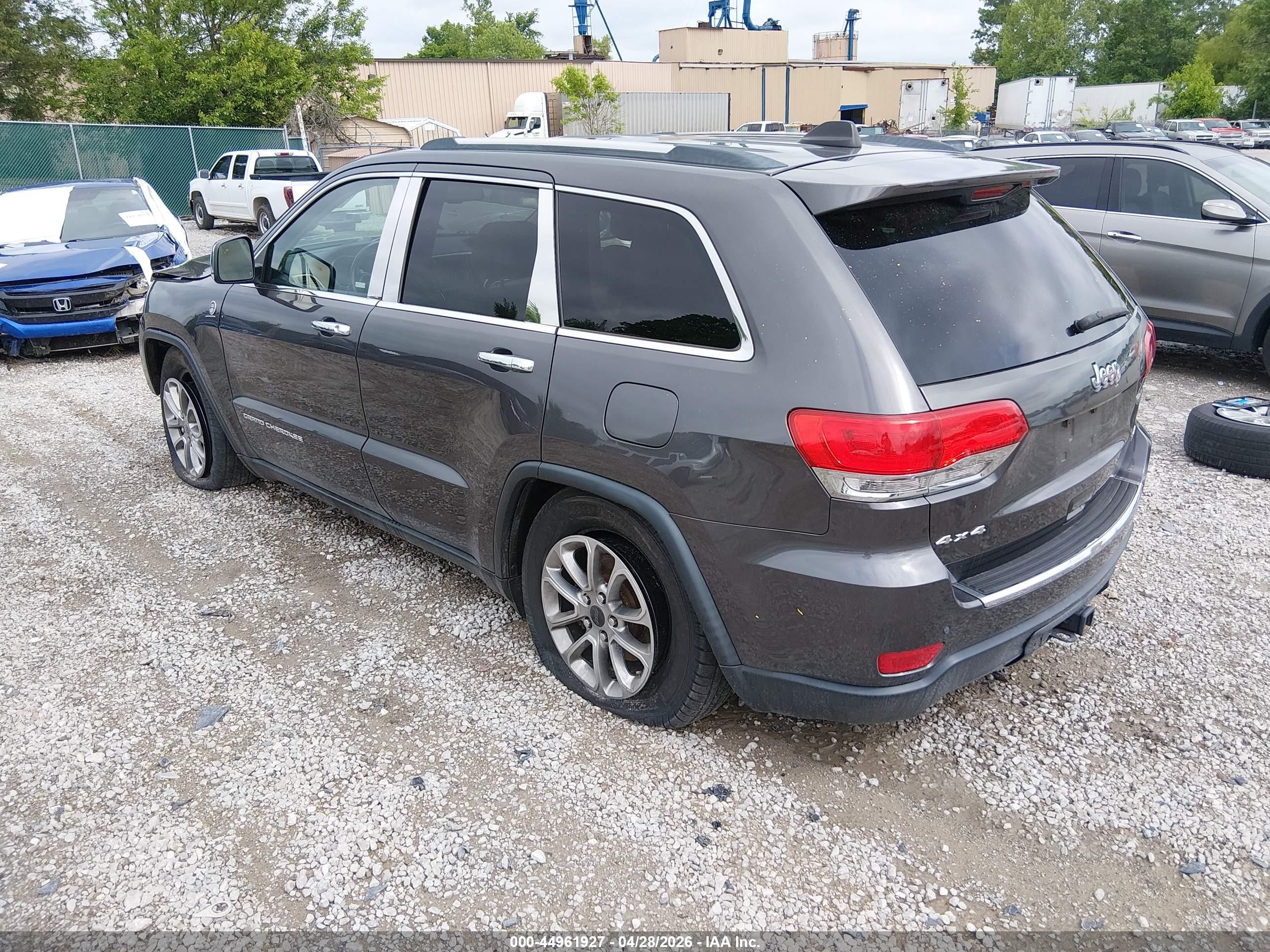 2015 Jeep Grand Cherokee Limited Серый vin: 1C4RJFBG3FC797529