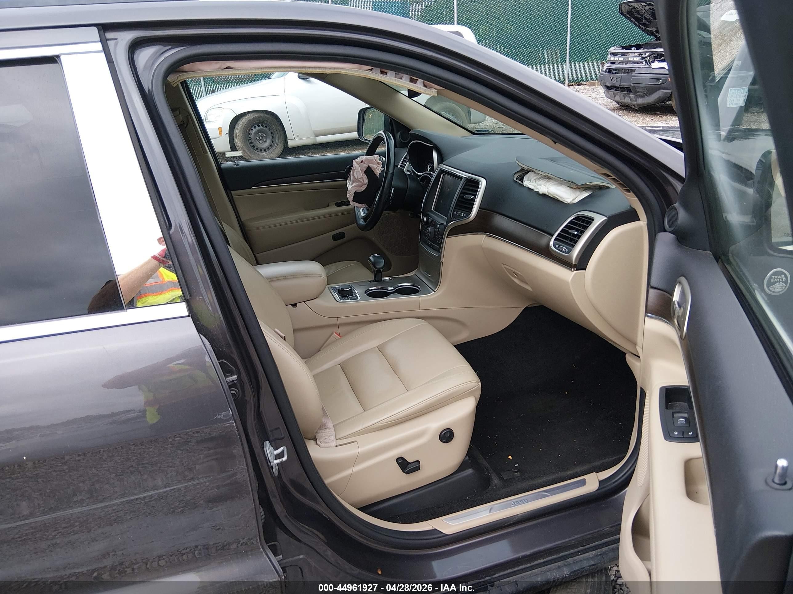 2015 Jeep Grand Cherokee Limited Серый vin: 1C4RJFBG3FC797529