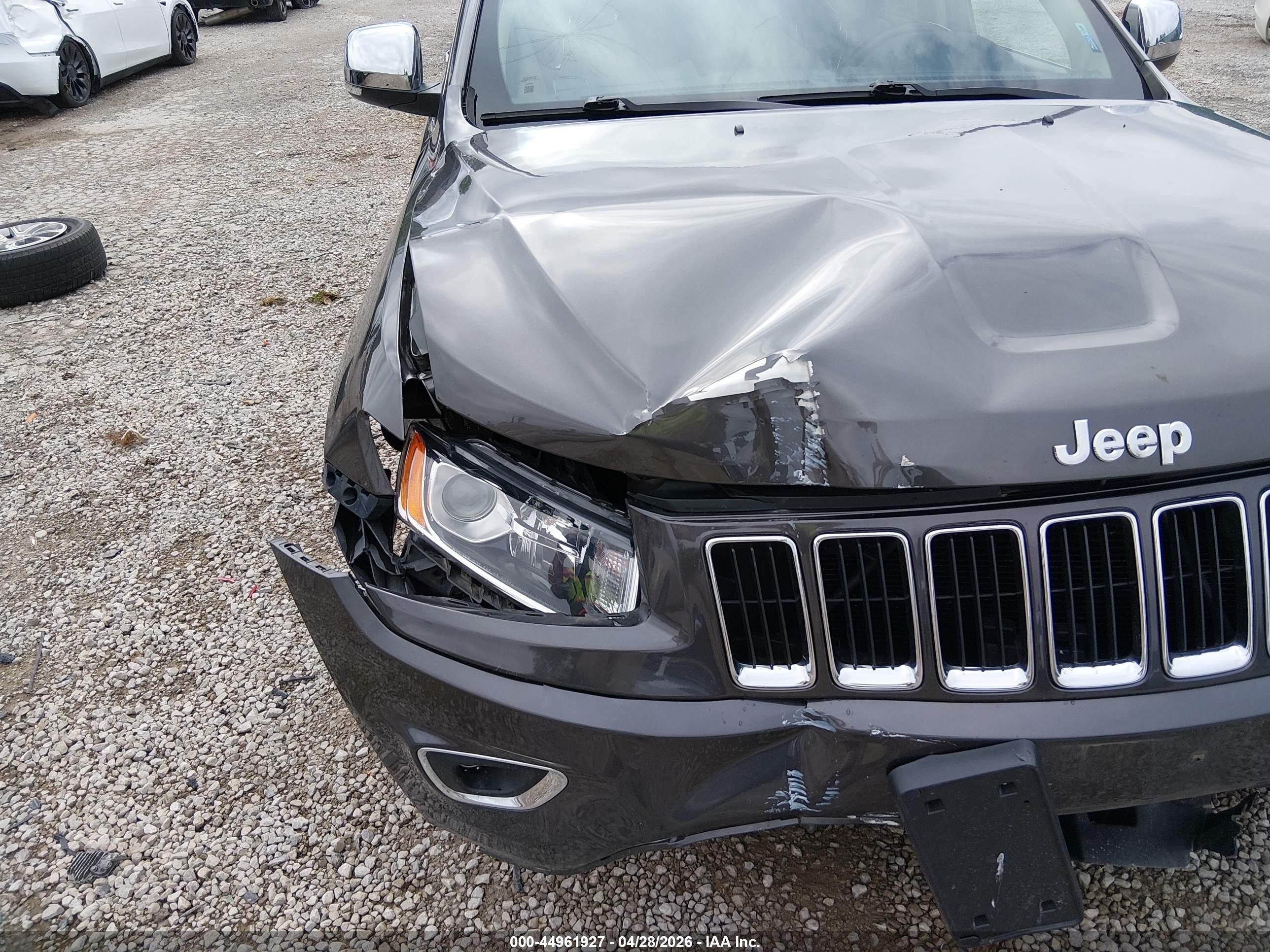 2015 Jeep Grand Cherokee Limited Серый vin: 1C4RJFBG3FC797529