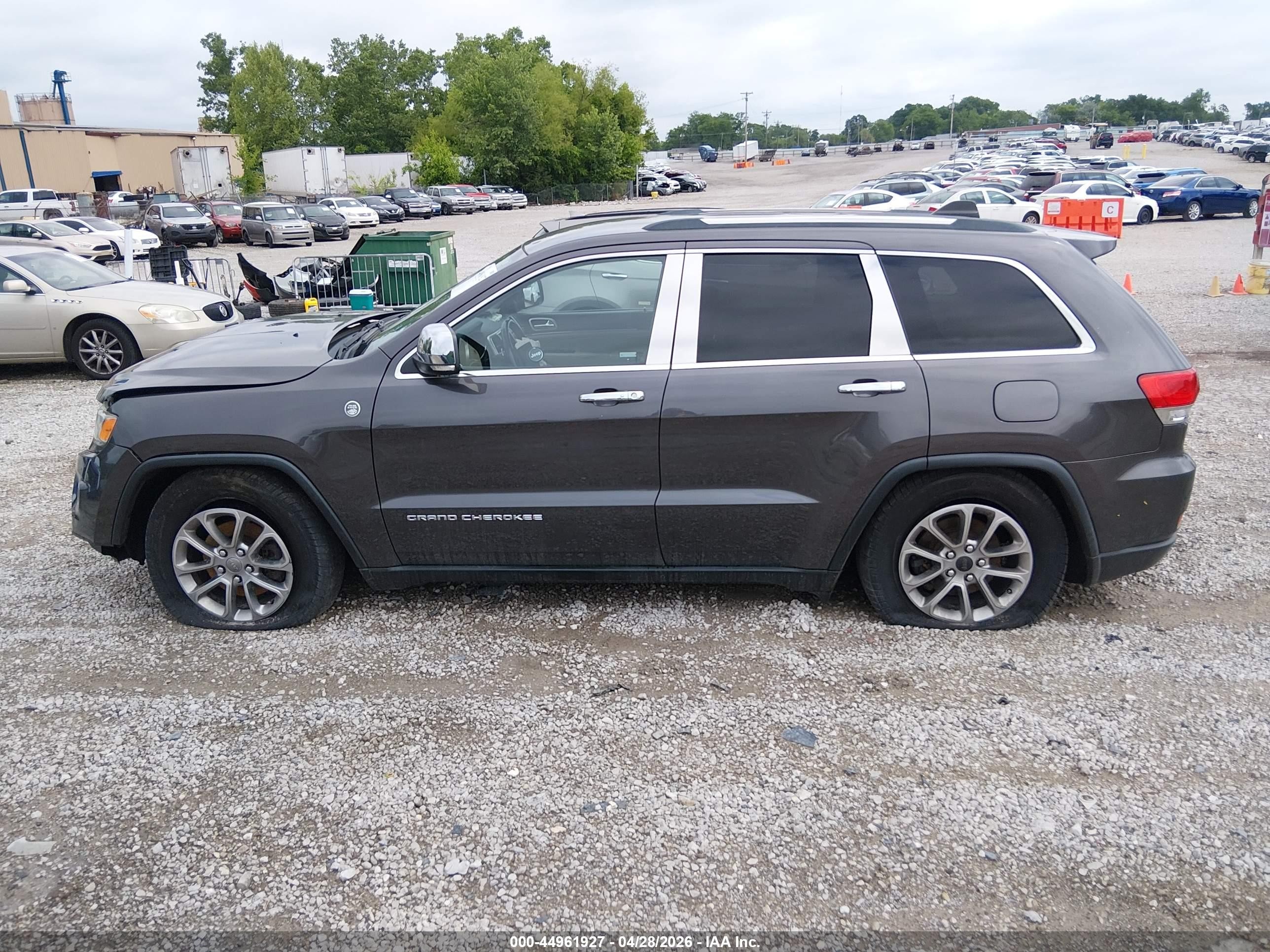 2015 Jeep Grand Cherokee Limited Серый vin: 1C4RJFBG3FC797529