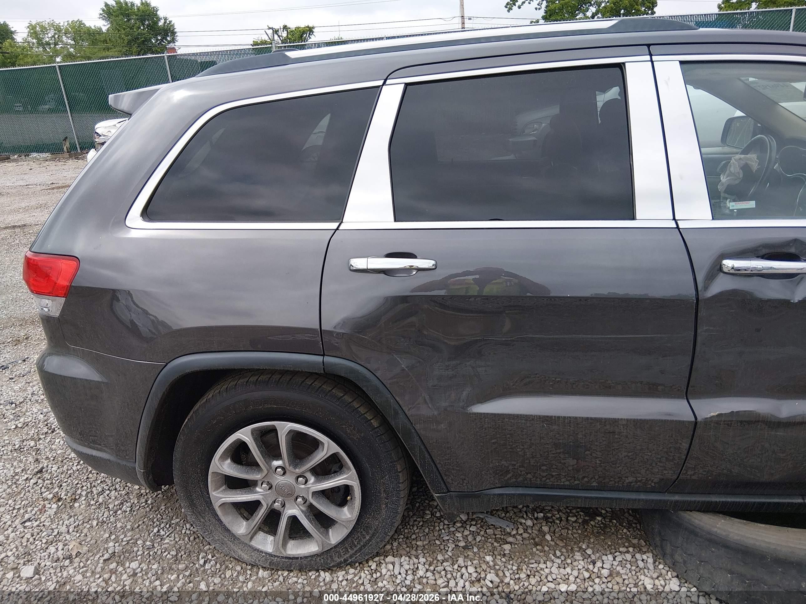 2015 Jeep Grand Cherokee Limited Серый vin: 1C4RJFBG3FC797529