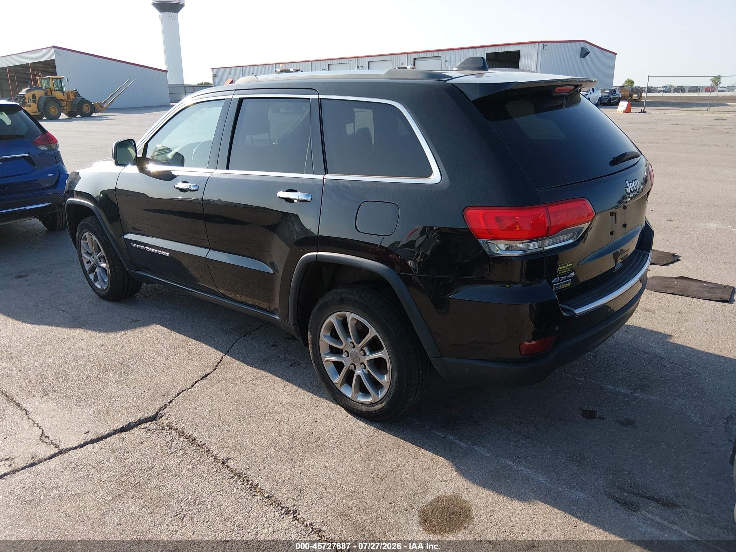 2015 Jeep Grand Cherokee Limited Black vin: 1C4RJFBG3FC812207
