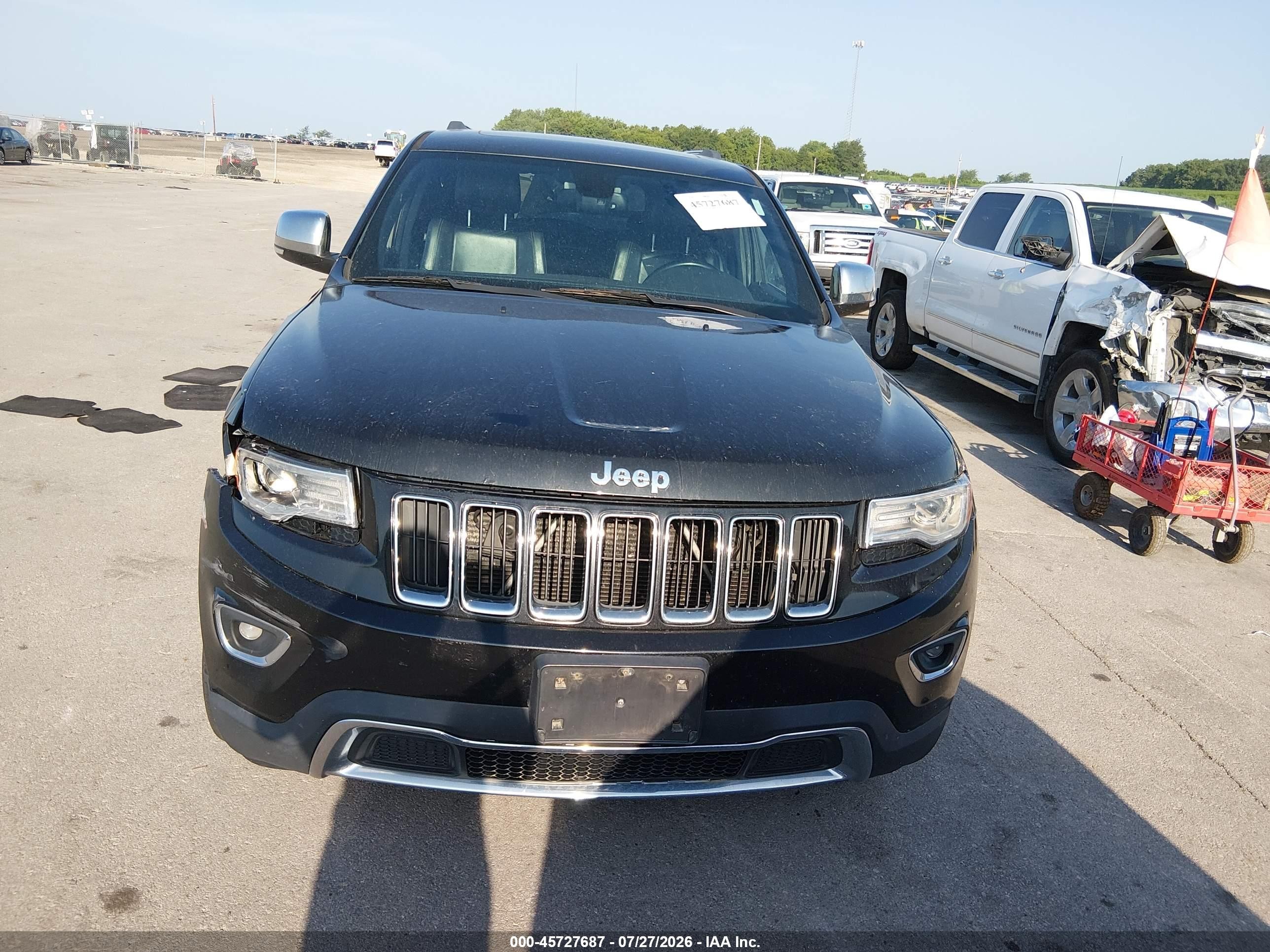 2015 Jeep Grand Cherokee Limited Black vin: 1C4RJFBG3FC812207
