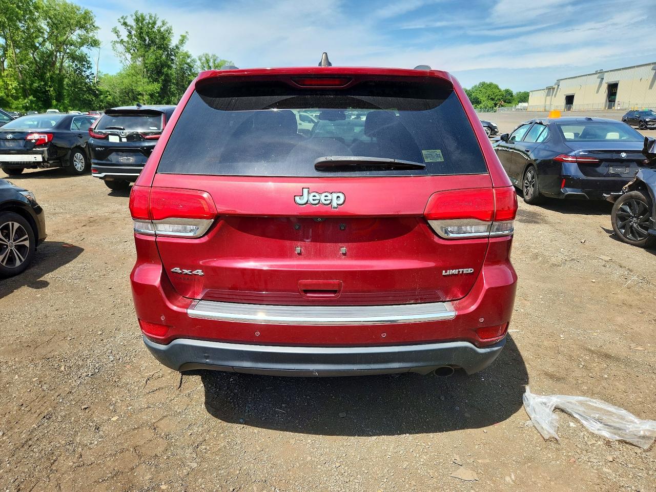 2015 Jeep Grand Cherokee Limited Red vin: 1C4RJFBG3FC943332