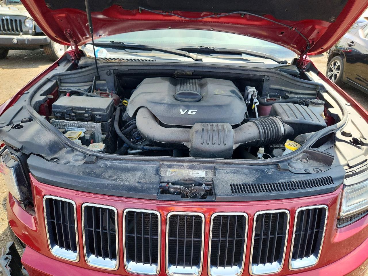 2015 Jeep Grand Cherokee Limited Red vin: 1C4RJFBG3FC943332