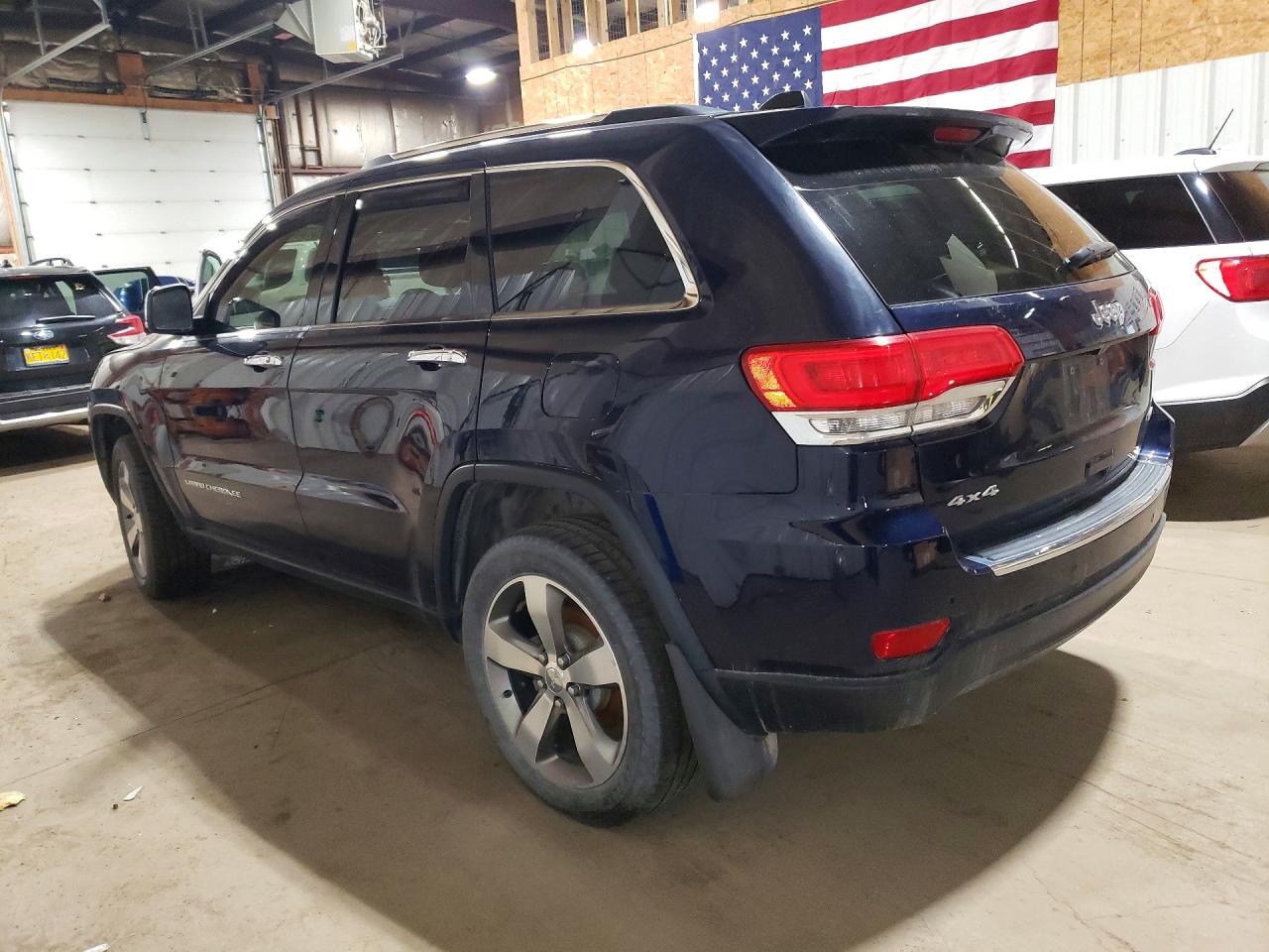 2016 Jeep Grand Cherokee Limited Синий vin: 1C4RJFBG3GC452406
