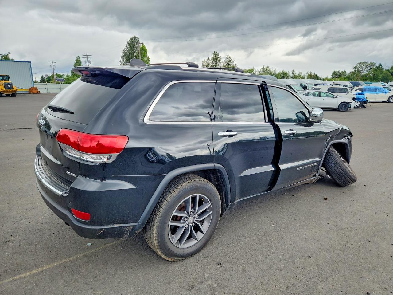 2017 Jeep Grand Cherokee Limited Black vin: 1C4RJFBG3HC880476
