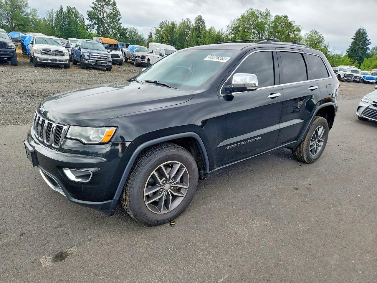 2017 Jeep Grand Cherokee Limited Black vin: 1C4RJFBG3HC880476