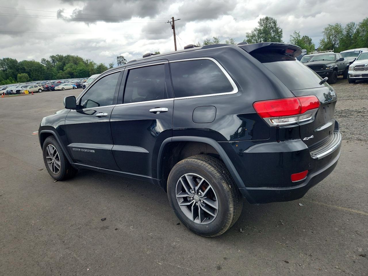 2017 Jeep Grand Cherokee Limited Black vin: 1C4RJFBG3HC880476