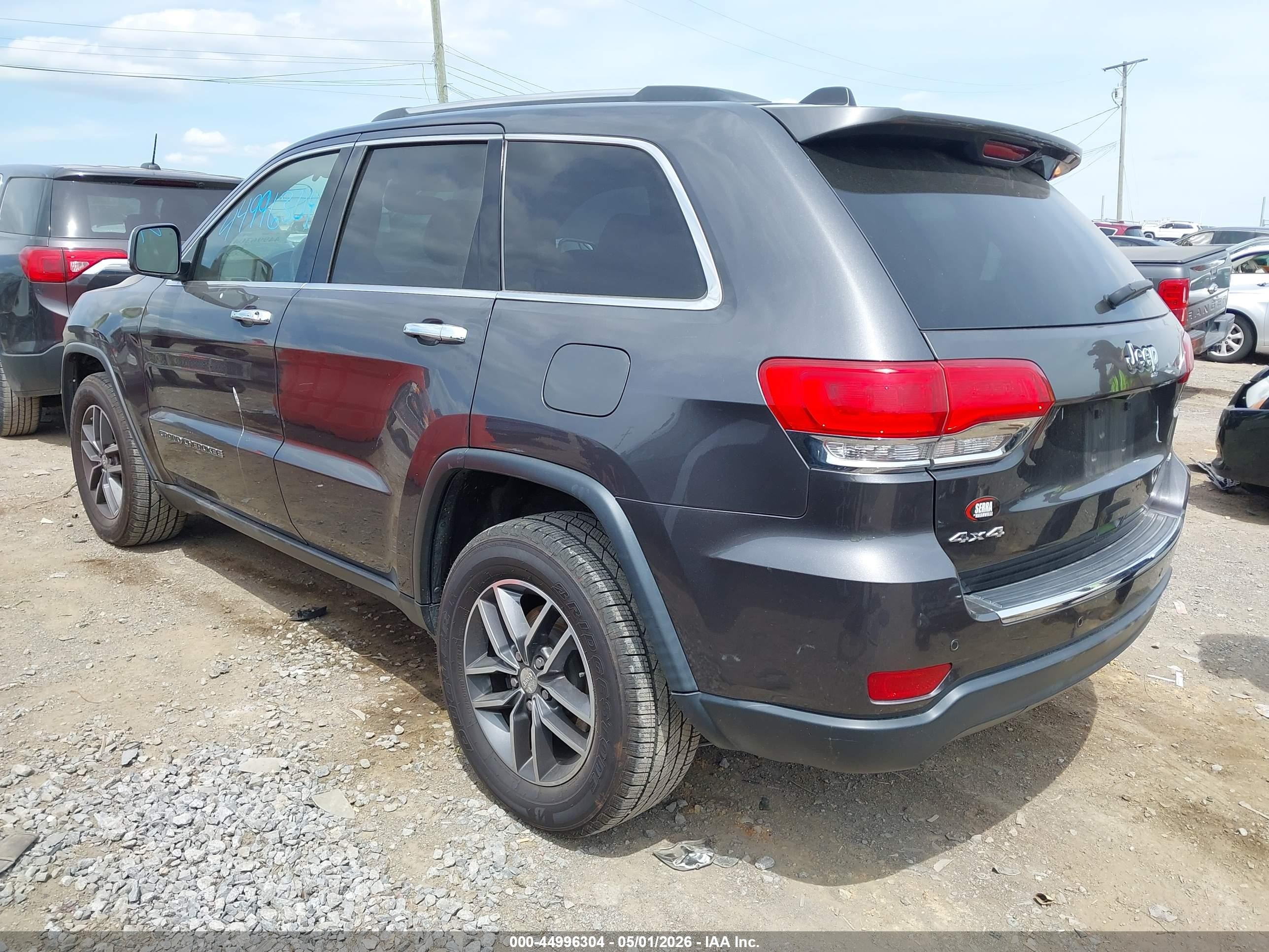 2017 Jeep Grand Cherokee Limited 4x4 Gray vin: 1C4RJFBG3HC885127