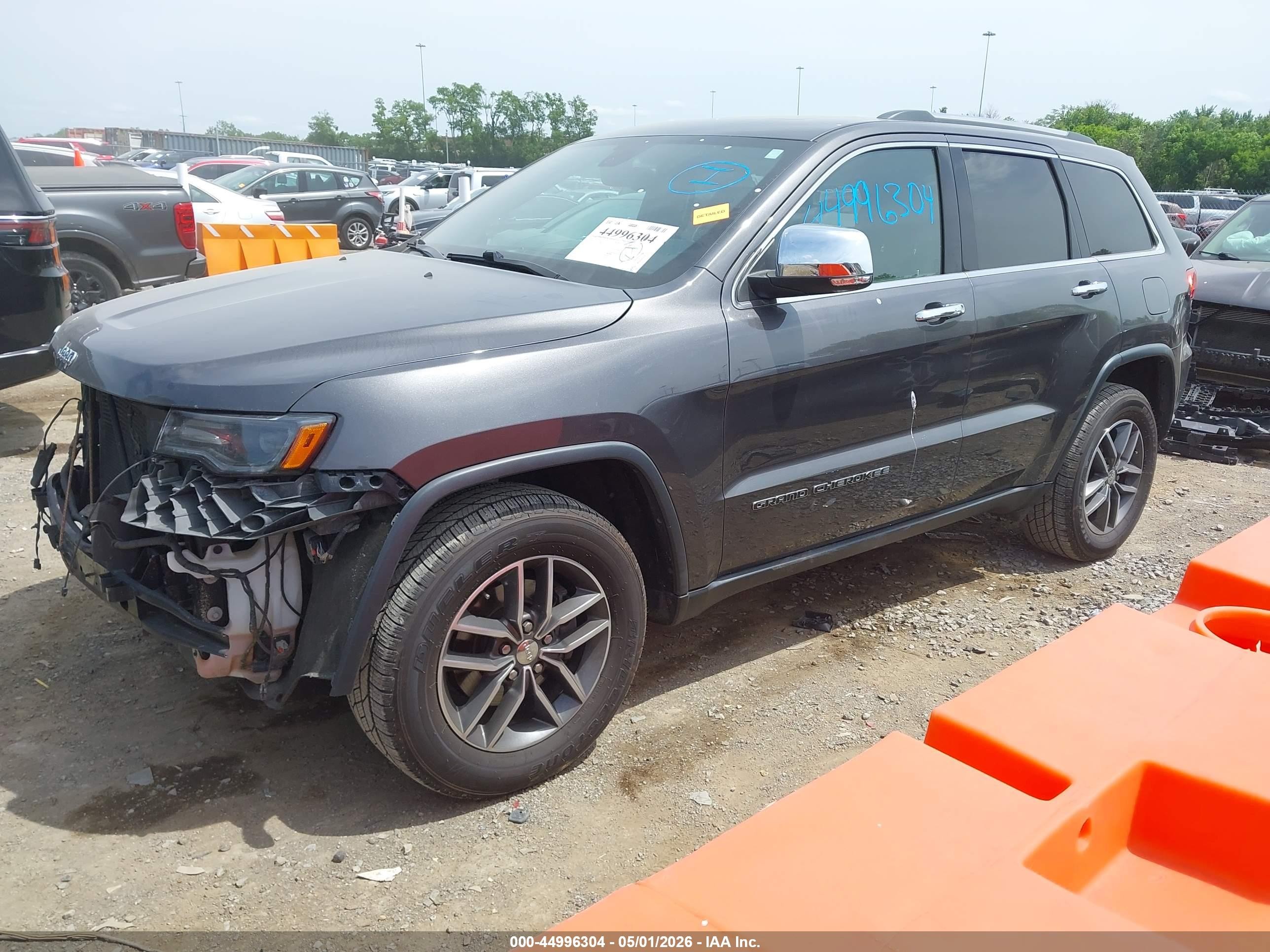 2017 Jeep Grand Cherokee Limited 4x4 Gray vin: 1C4RJFBG3HC885127