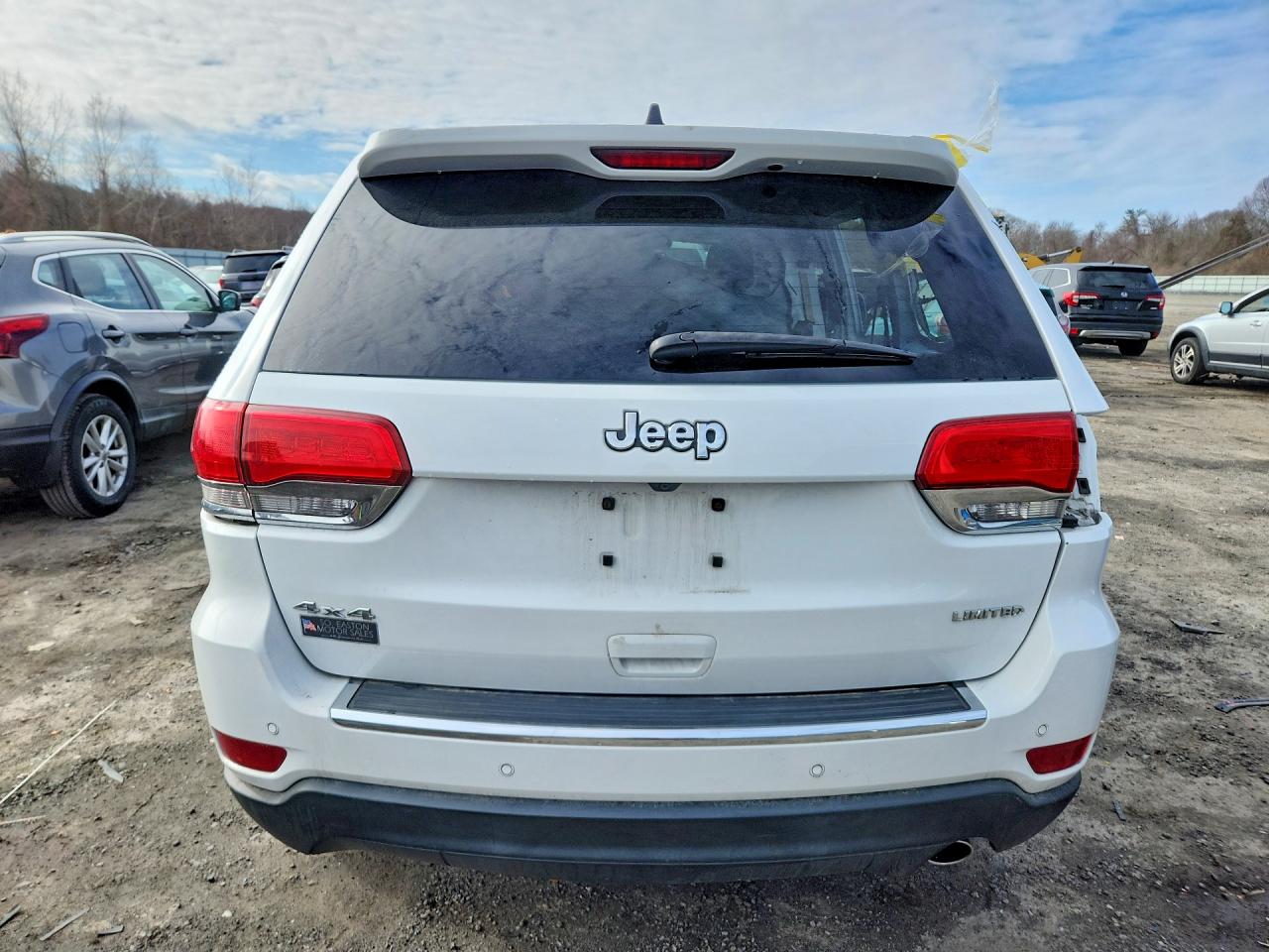 2017 Jeep Grand Cherokee Limited Белый vin: 1C4RJFBG3HC915145