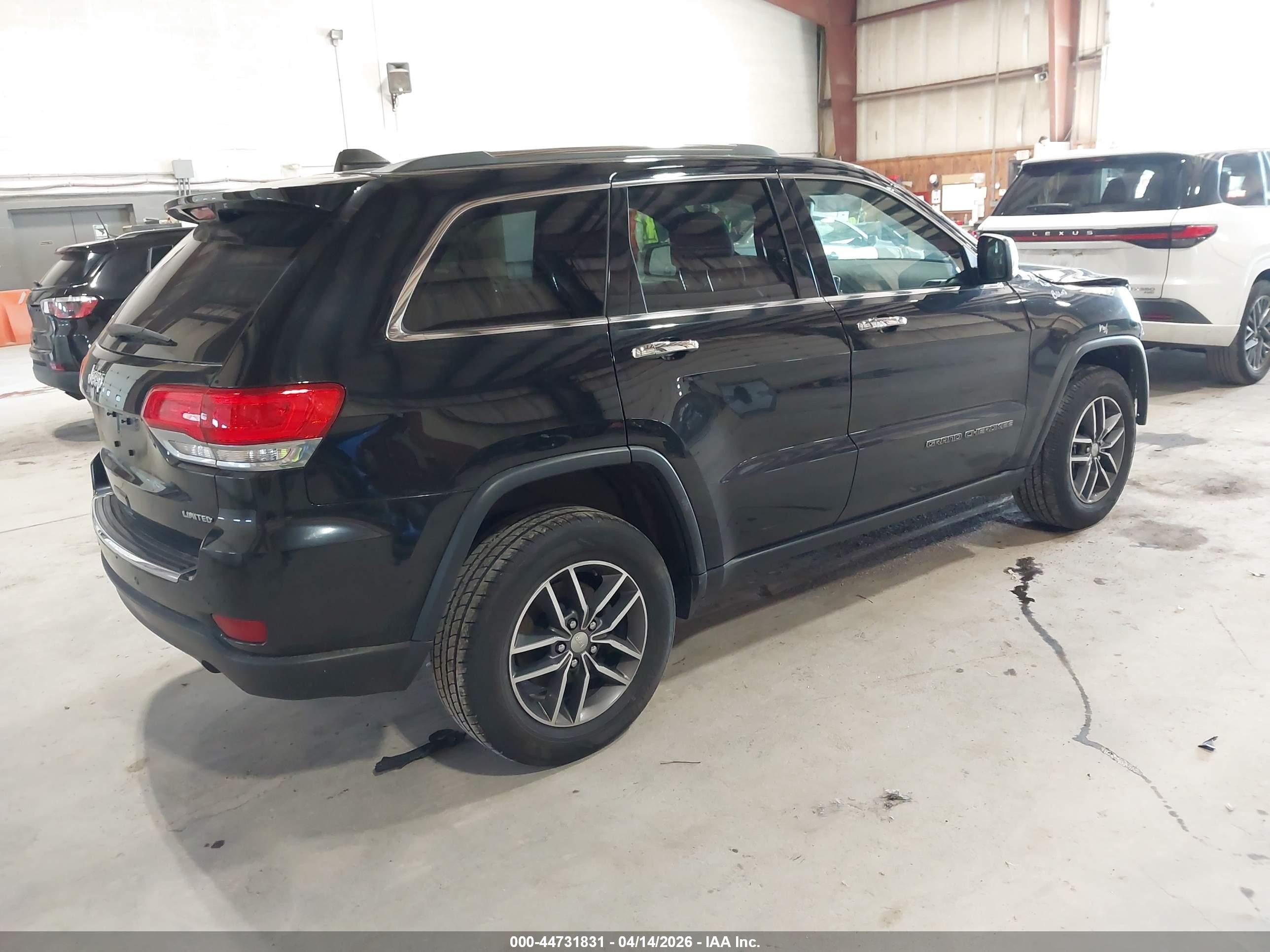 2018 Jeep Grand Cherokee Limited 4x4 Black vin: 1C4RJFBG3JC441073