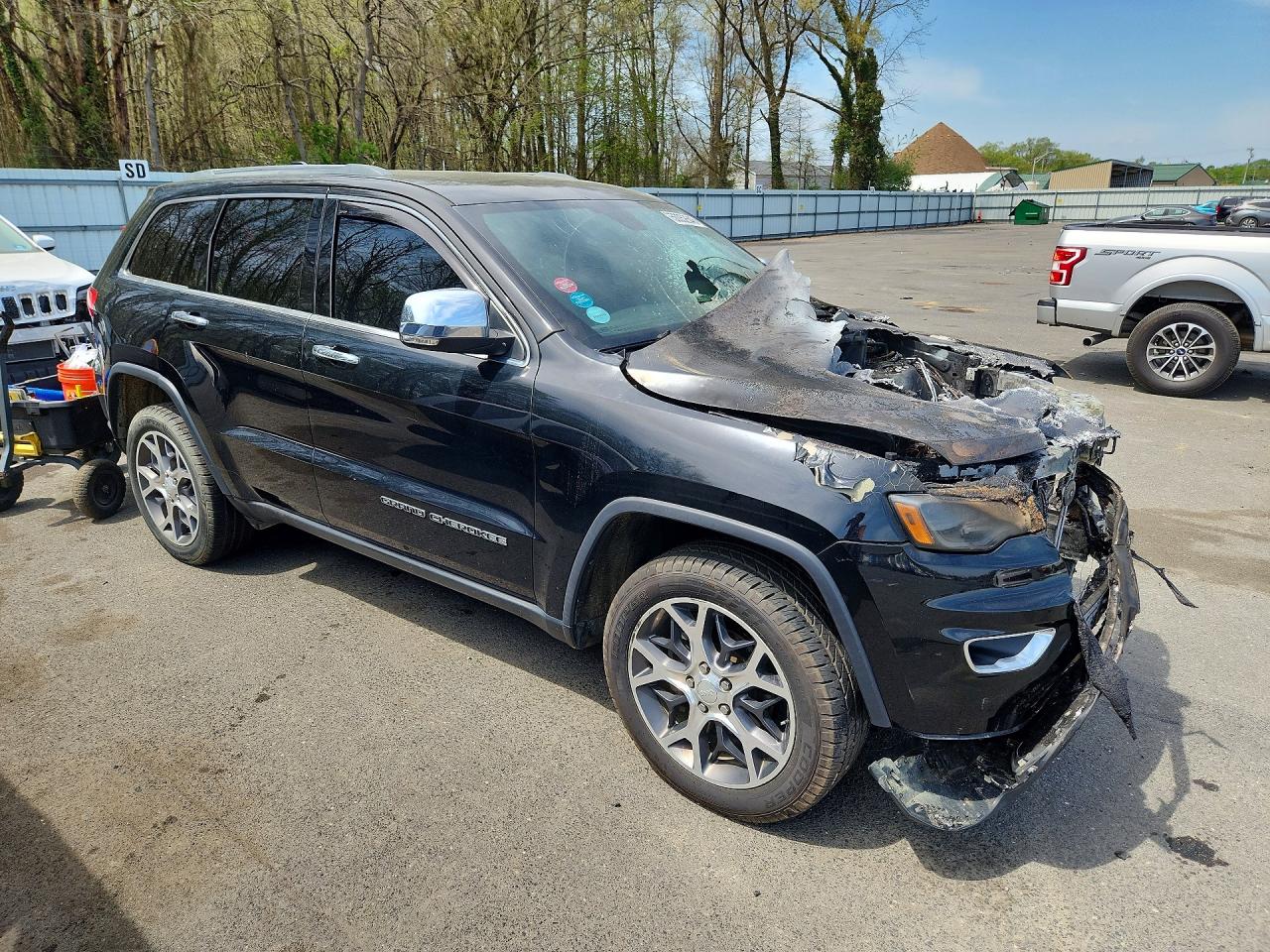 2019 Jeep Grand Cherokee Limited Black vin: 1C4RJFBG3KC554961