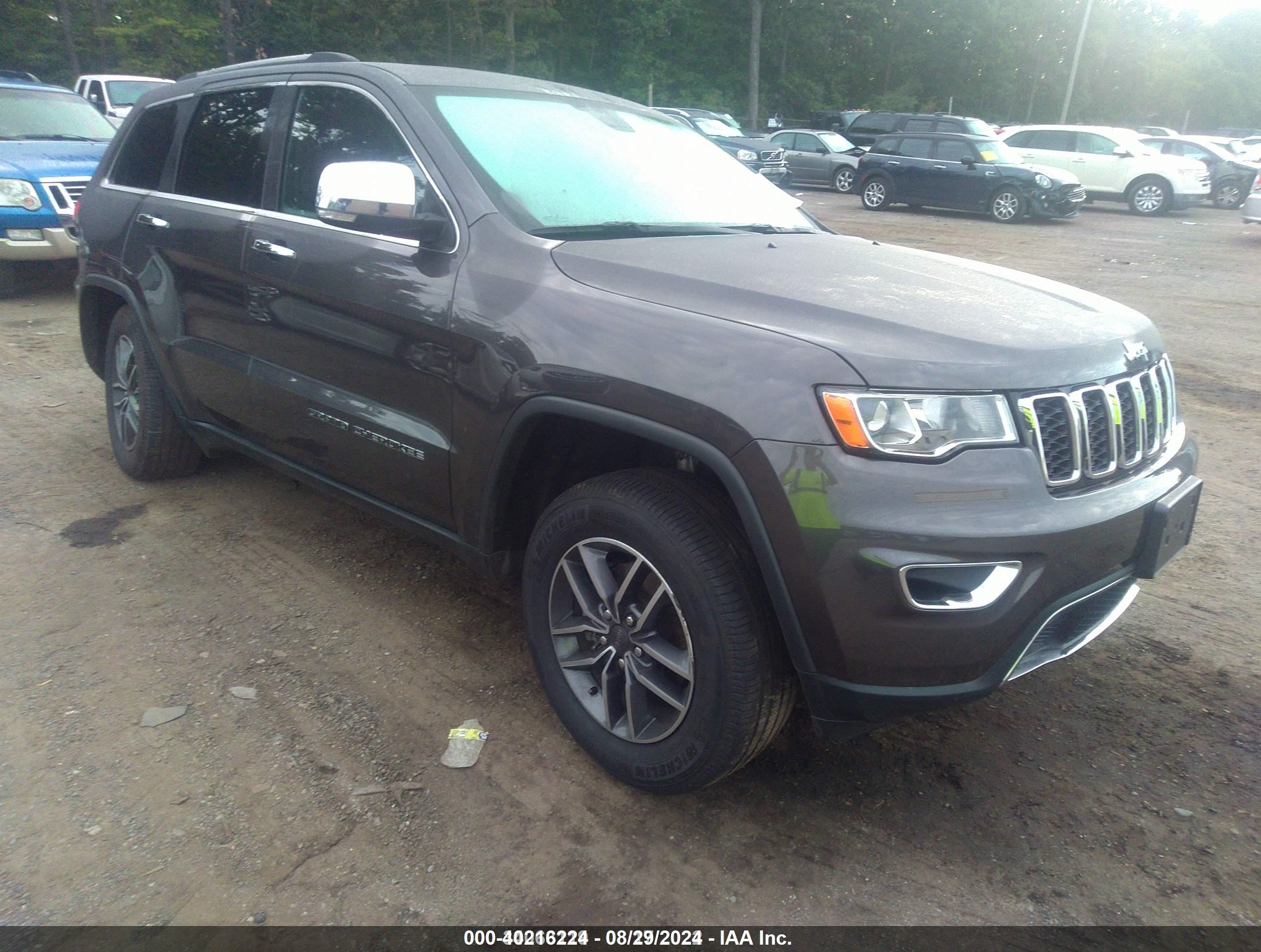 2019 Jeep Grand Cherokee Limited 4x4 Gray vin: 1C4RJFBG3KC804022