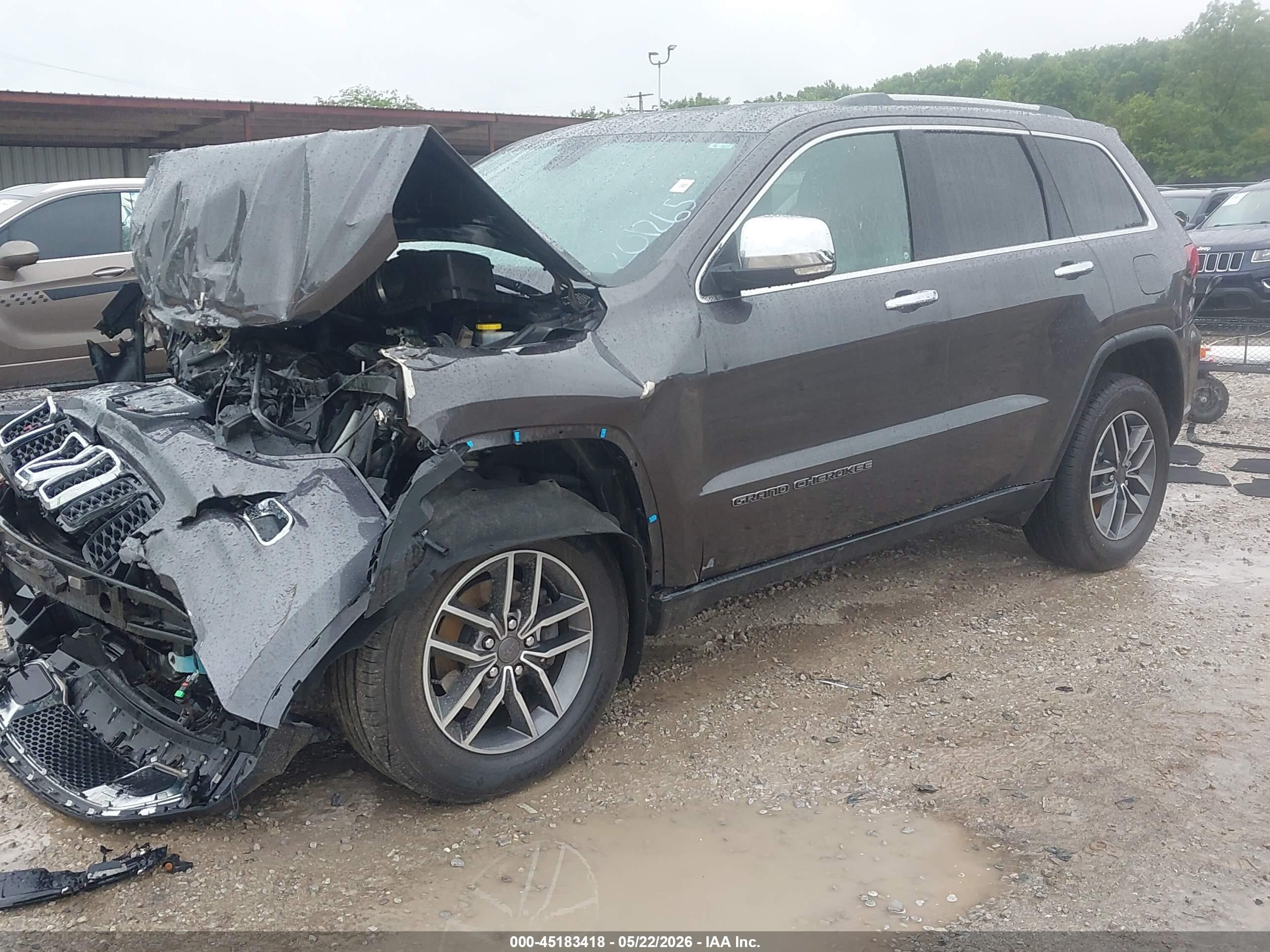2020 Jeep Grand Cherokee Limited 4x4 Серый vin: 1C4RJFBG3LC201265
