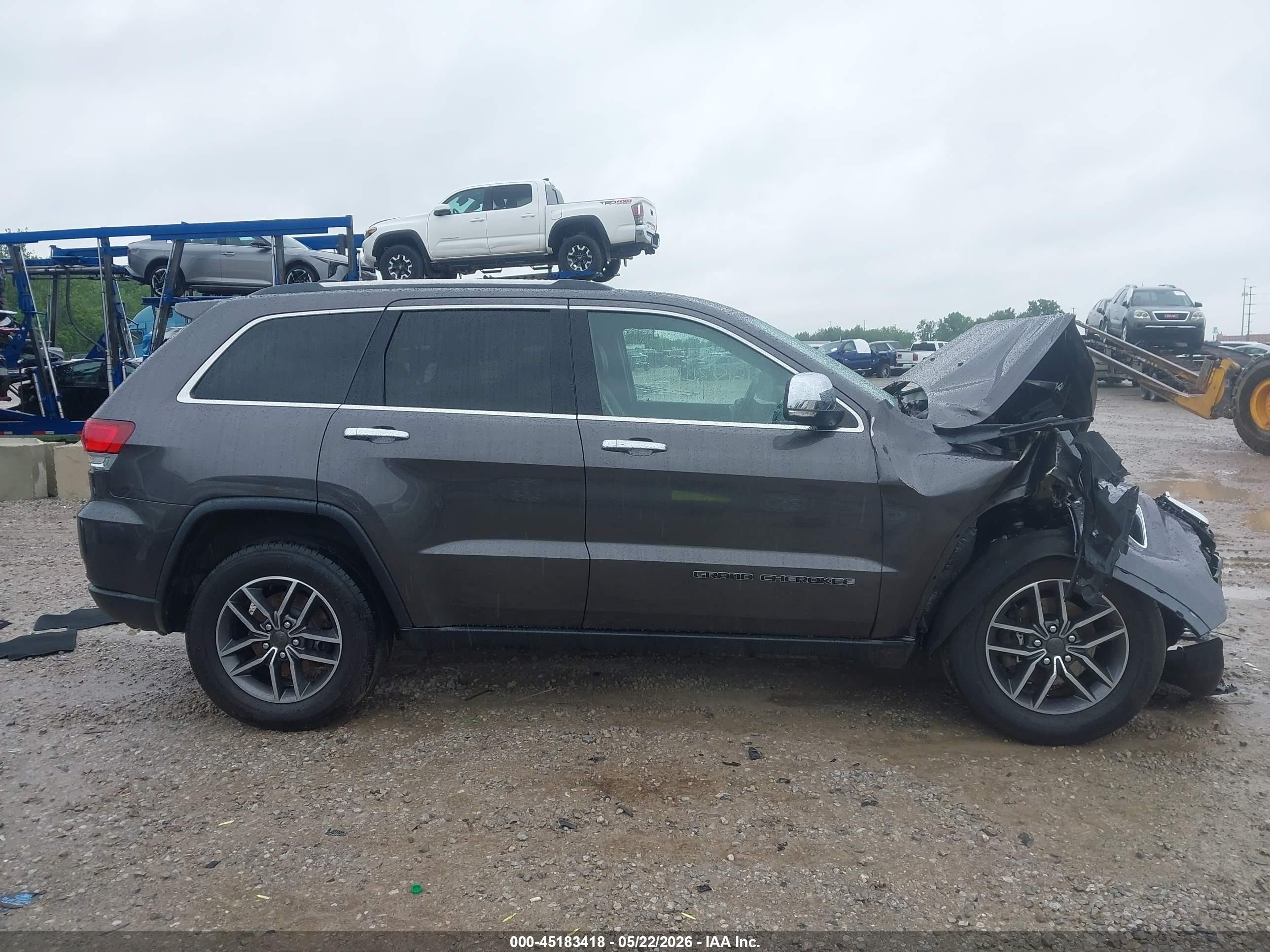 2020 Jeep Grand Cherokee Limited 4x4 Серый vin: 1C4RJFBG3LC201265