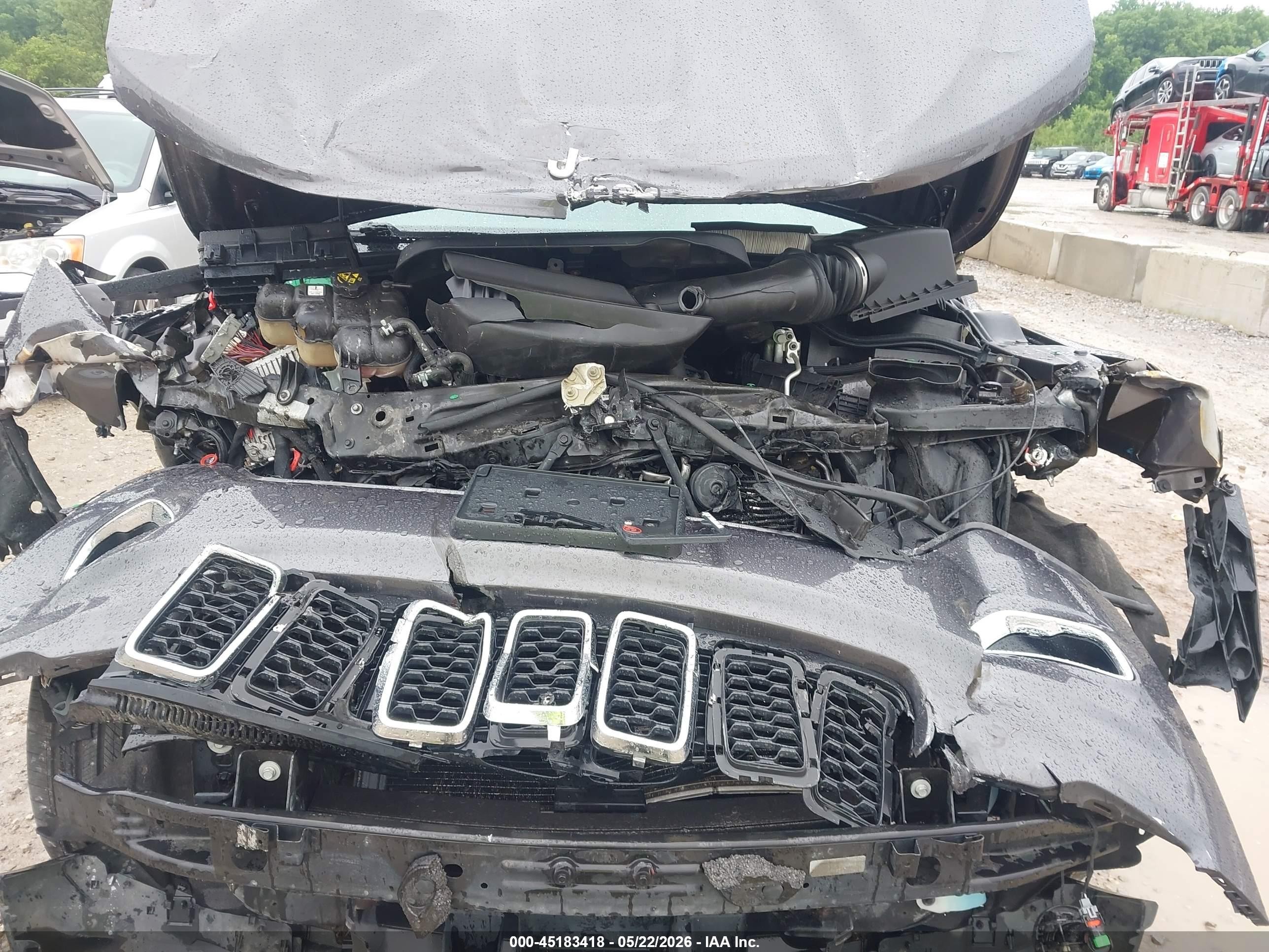 2020 Jeep Grand Cherokee Limited 4x4 Серый vin: 1C4RJFBG3LC201265