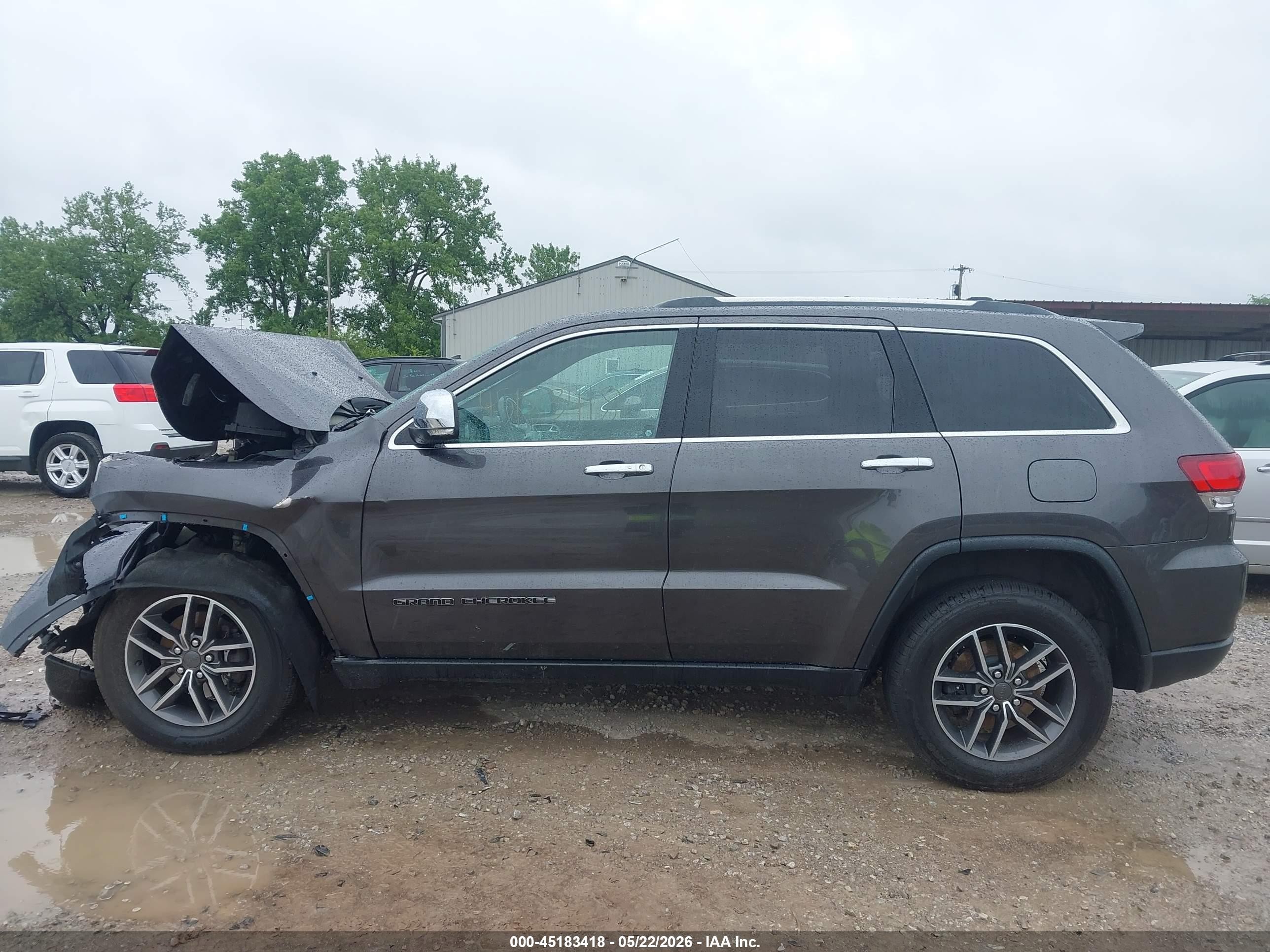 2020 Jeep Grand Cherokee Limited 4x4 Серый vin: 1C4RJFBG3LC201265