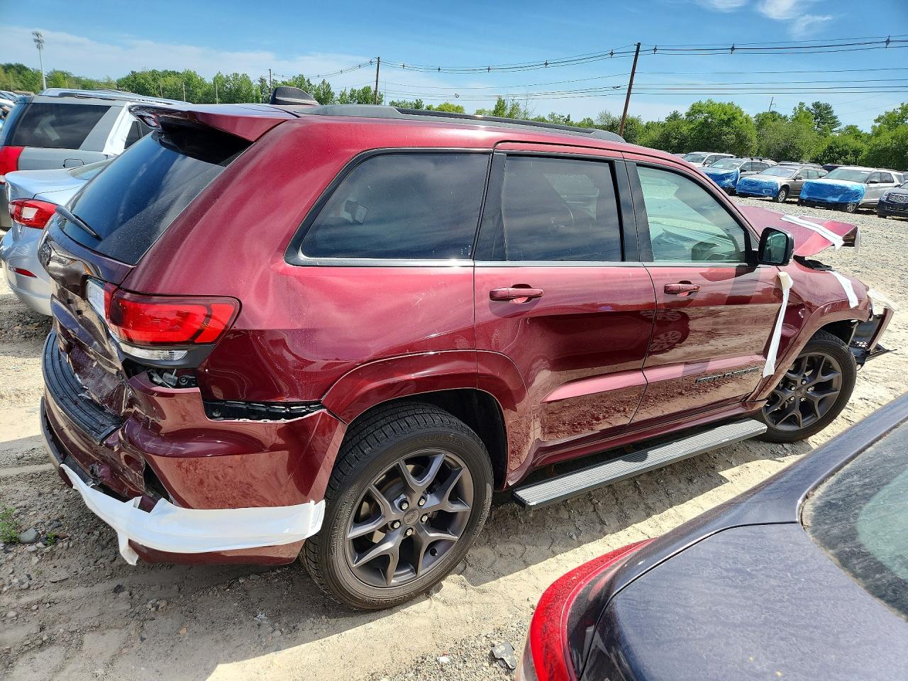 2020 Jeep Grand Cherokee Limited Red vin: 1C4RJFBG3LC240695
