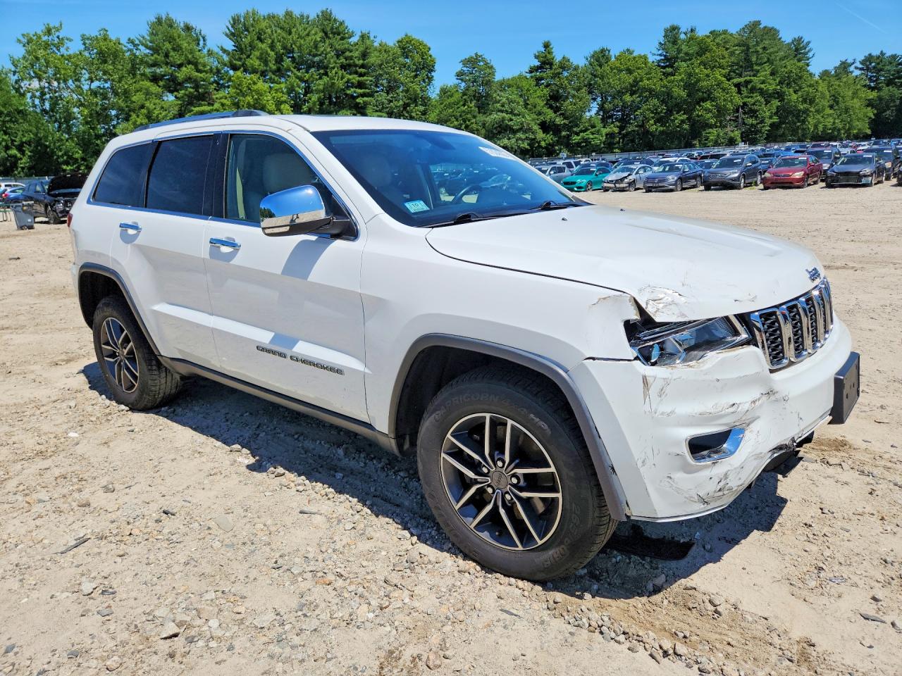 2021 Jeep Grand Cherokee Limited White vin: 1C4RJFBG3MC535216