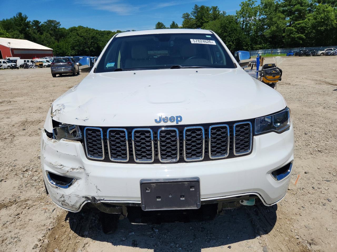 2021 Jeep Grand Cherokee Limited White vin: 1C4RJFBG3MC535216