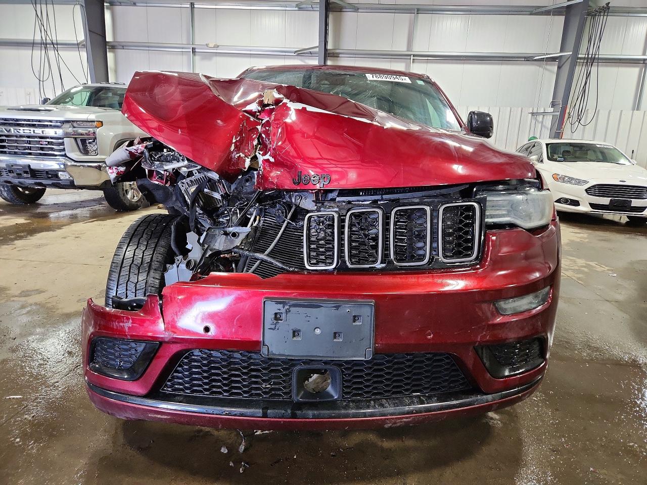 2021 Jeep Grand Cherokee Limited Красный vin: 1C4RJFBG3MC671717