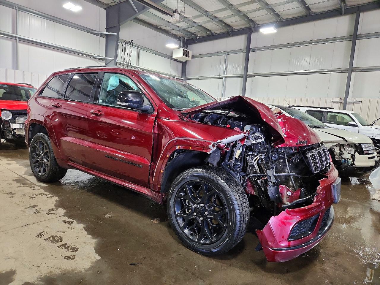 2021 Jeep Grand Cherokee Limited Красный vin: 1C4RJFBG3MC671717