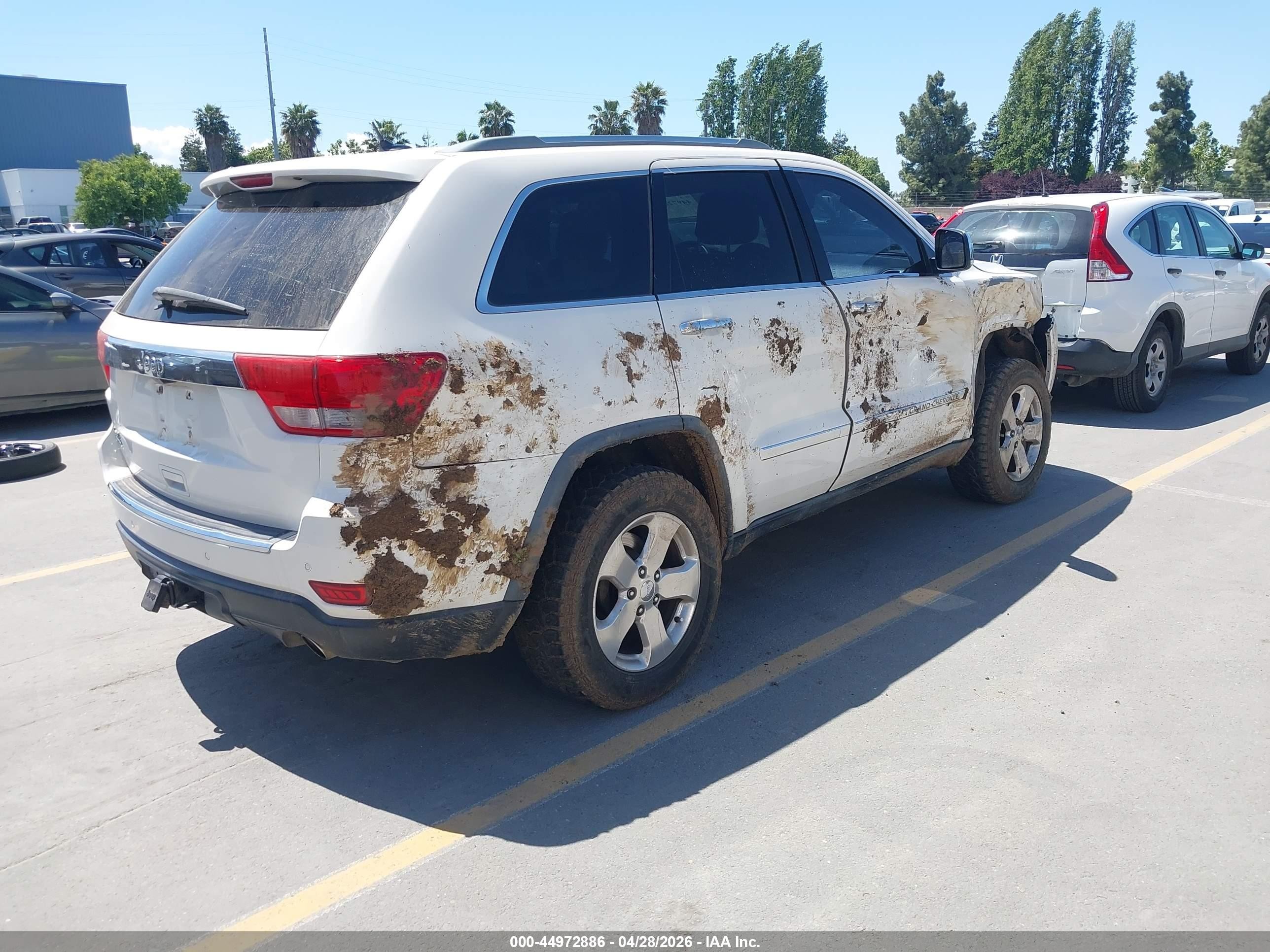 2012 Jeep Grand Cherokee Limited White vin: 1C4RJFBG4CC179065