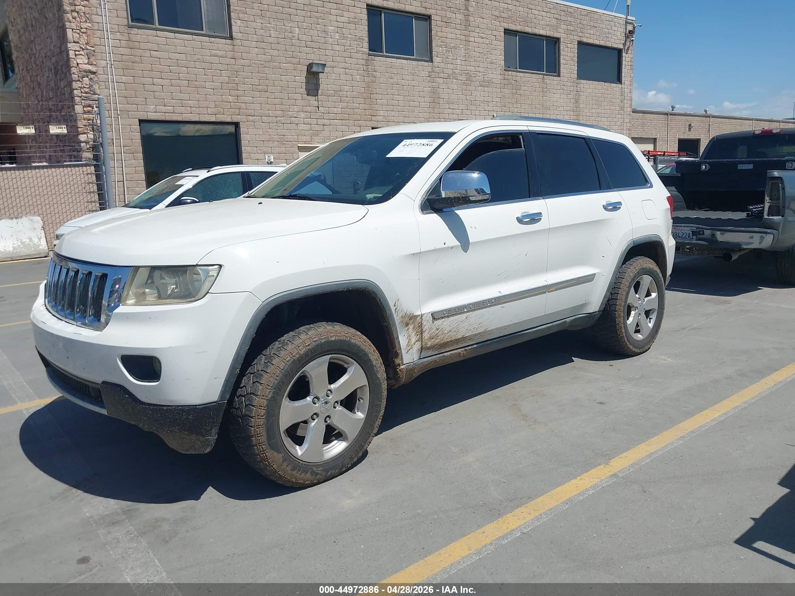 2012 Jeep Grand Cherokee Limited White vin: 1C4RJFBG4CC179065