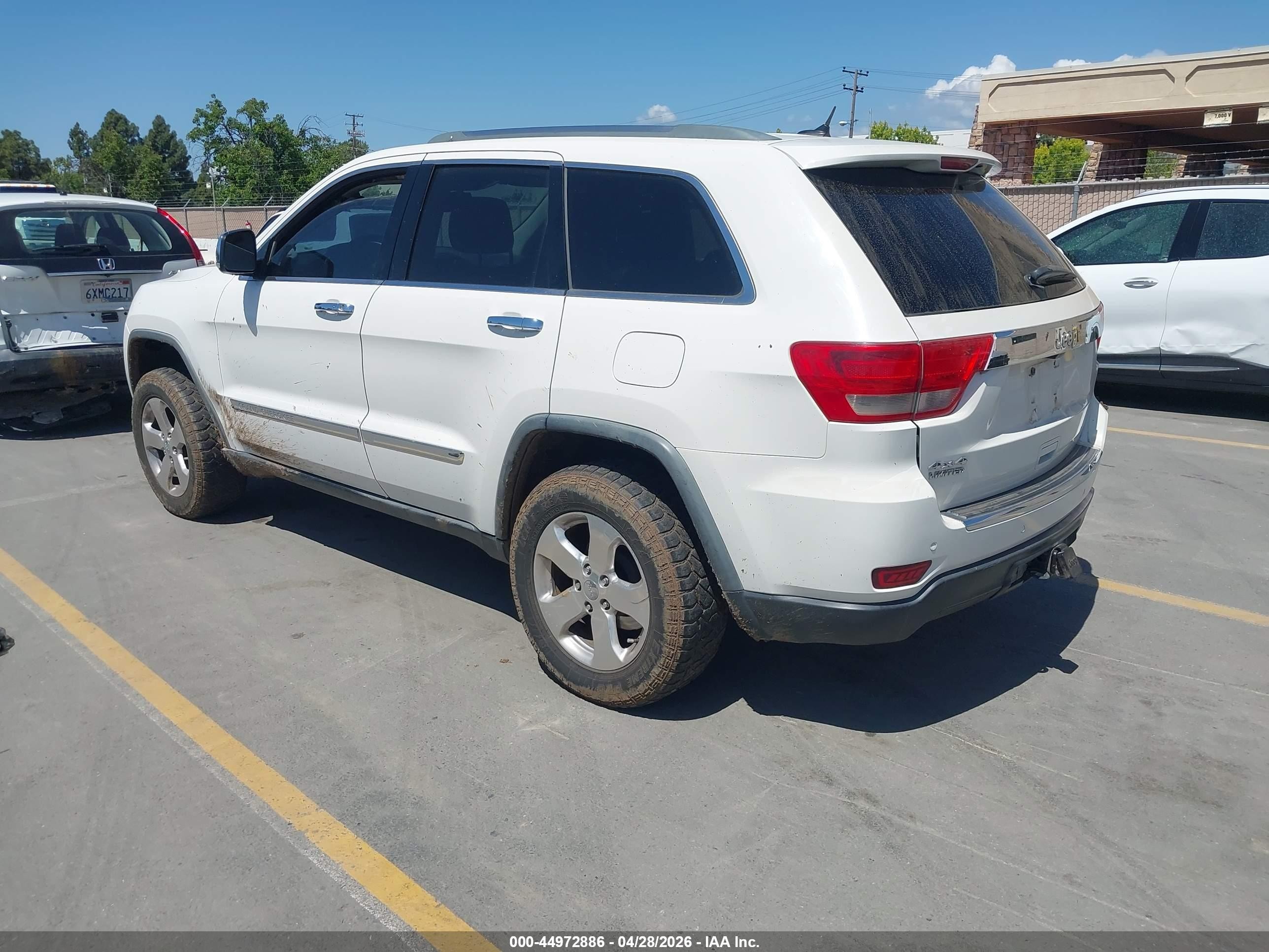 2012 Jeep Grand Cherokee Limited White vin: 1C4RJFBG4CC179065