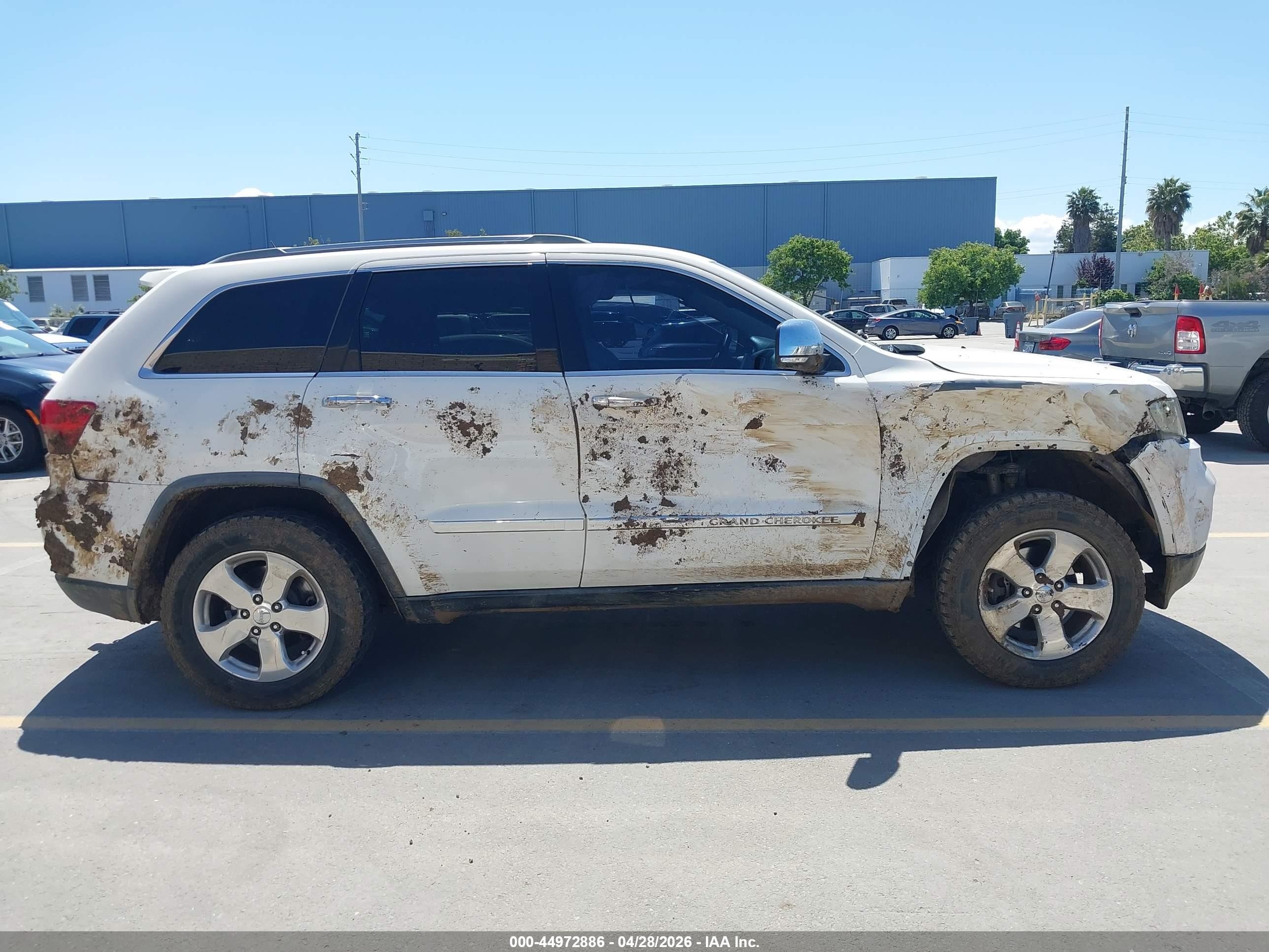 2012 Jeep Grand Cherokee Limited White vin: 1C4RJFBG4CC179065