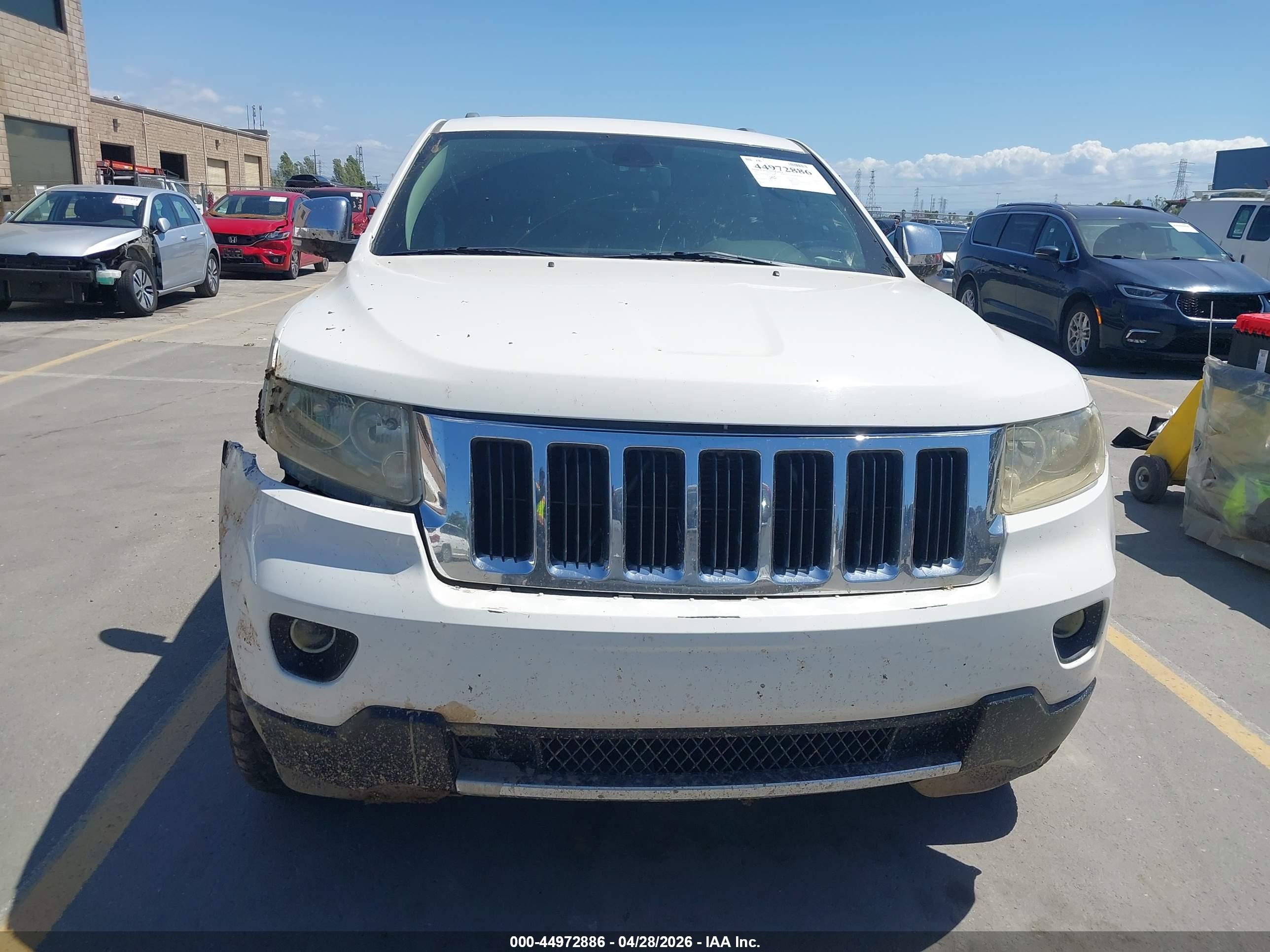 2012 Jeep Grand Cherokee Limited White vin: 1C4RJFBG4CC179065