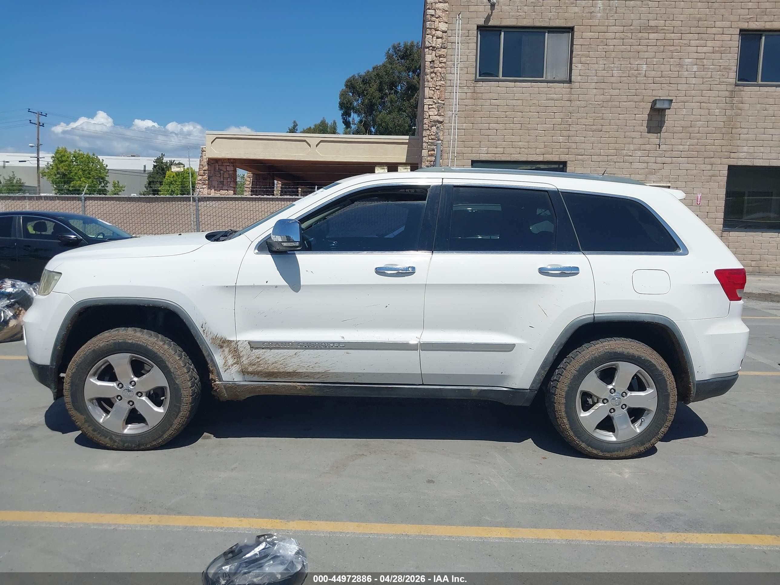 2012 Jeep Grand Cherokee Limited White vin: 1C4RJFBG4CC179065