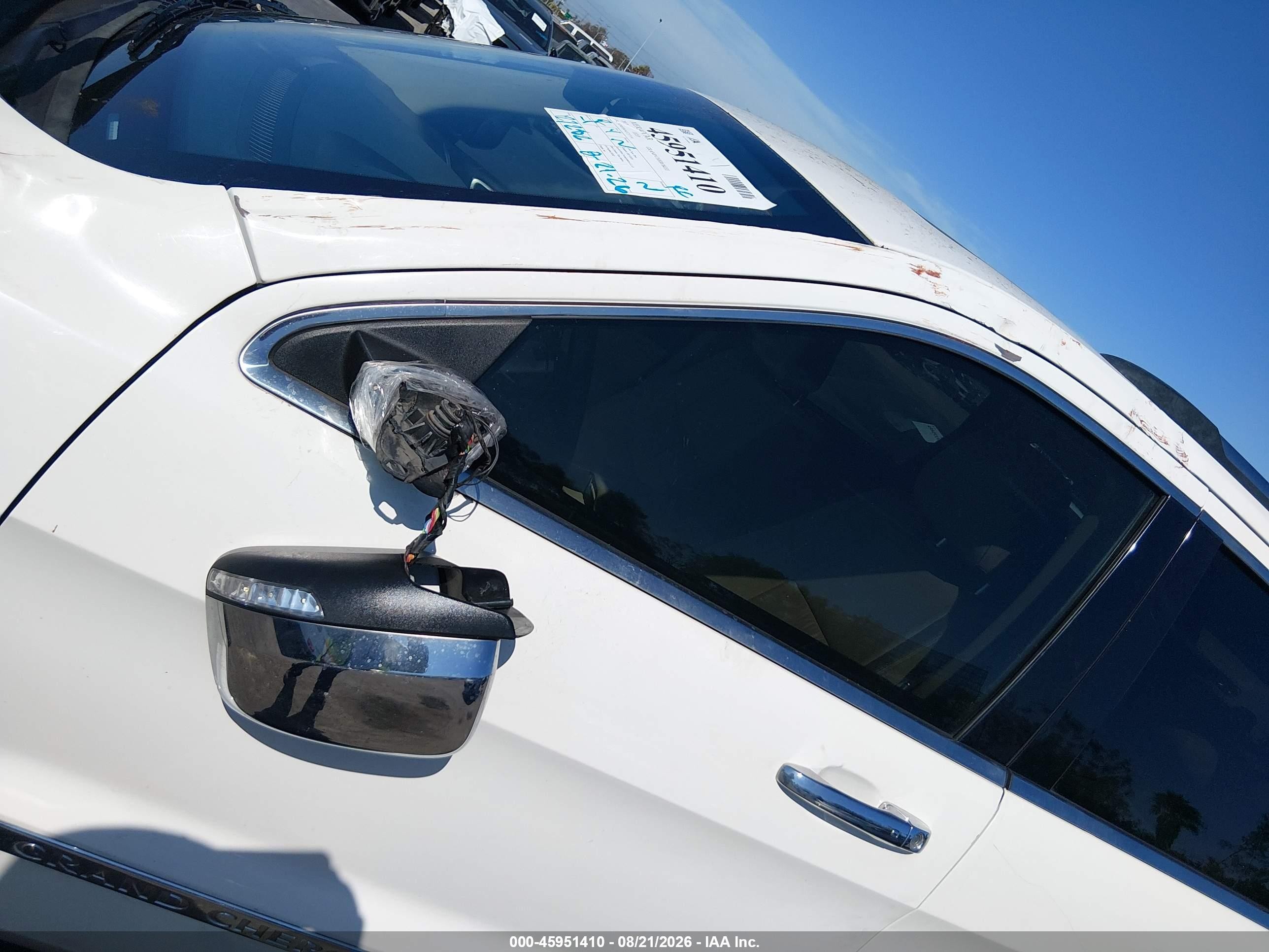 2012 Jeep Grand Cherokee Limited White vin: 1C4RJFBG4CC217314