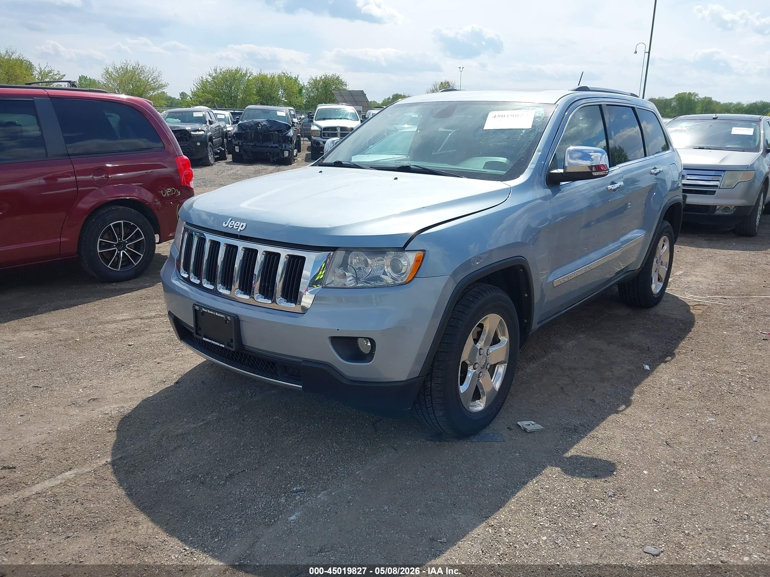 2012 Jeep Grand Cherokee Limited Light Blue vin: 1C4RJFBG4CC238261