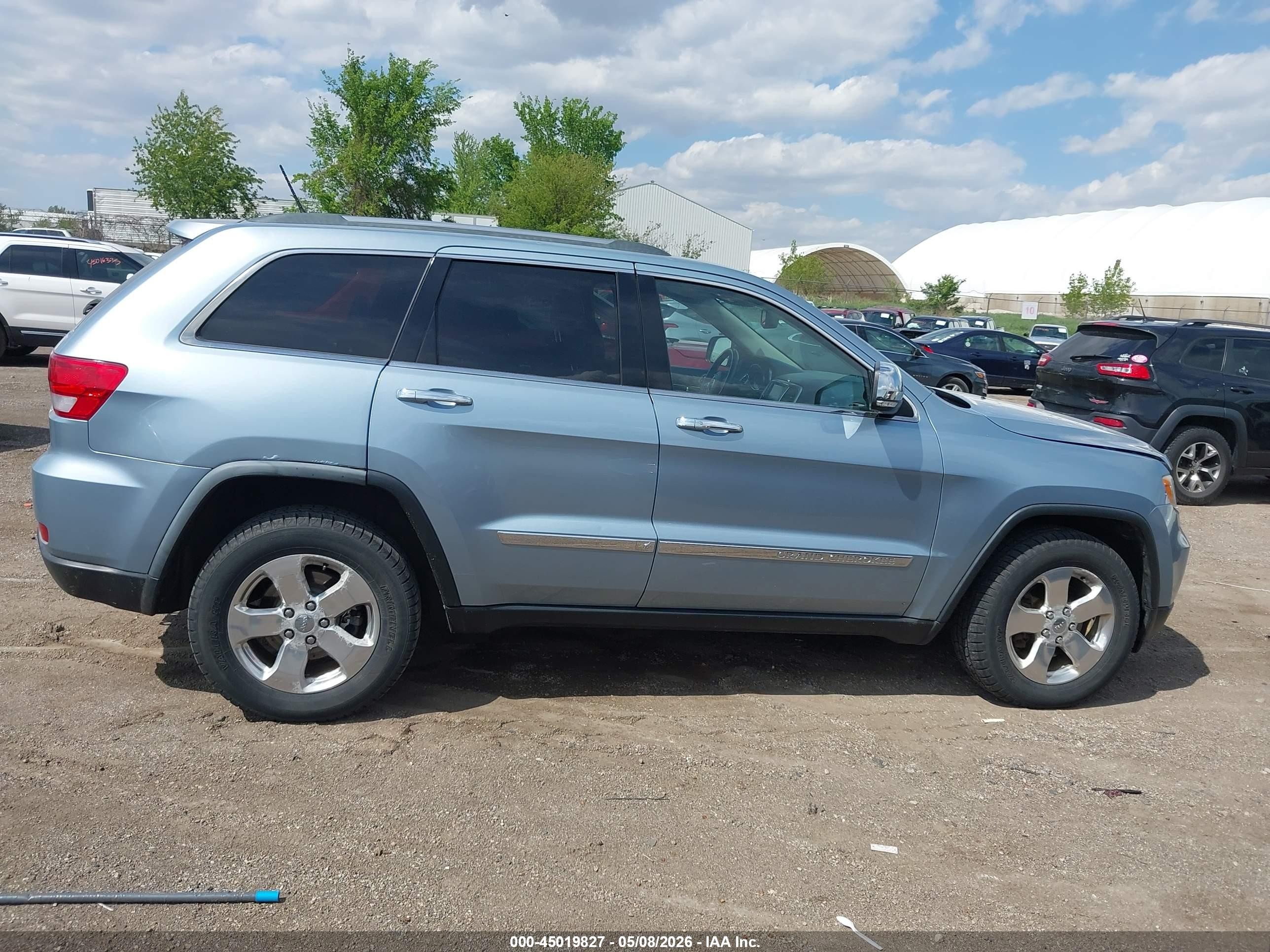 2012 Jeep Grand Cherokee Limited Light Blue vin: 1C4RJFBG4CC238261