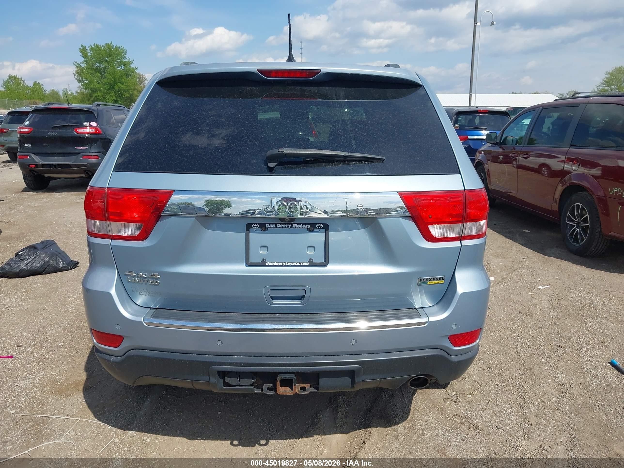 2012 Jeep Grand Cherokee Limited Light Blue vin: 1C4RJFBG4CC238261