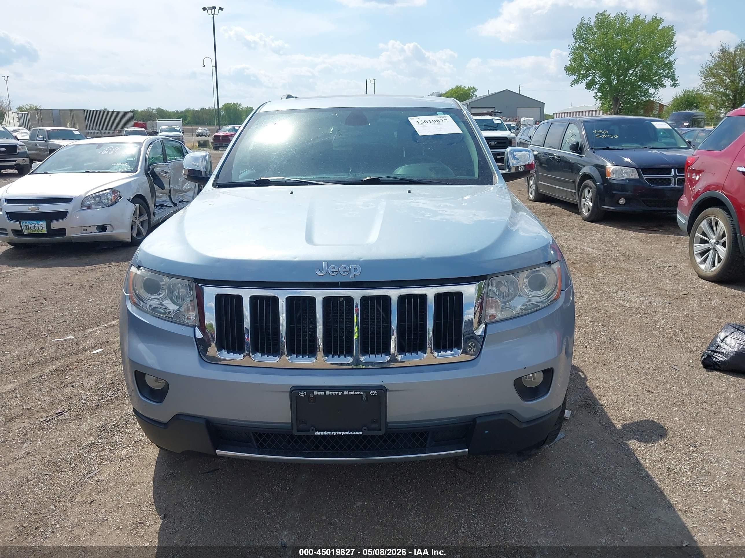 2012 Jeep Grand Cherokee Limited Light Blue vin: 1C4RJFBG4CC238261