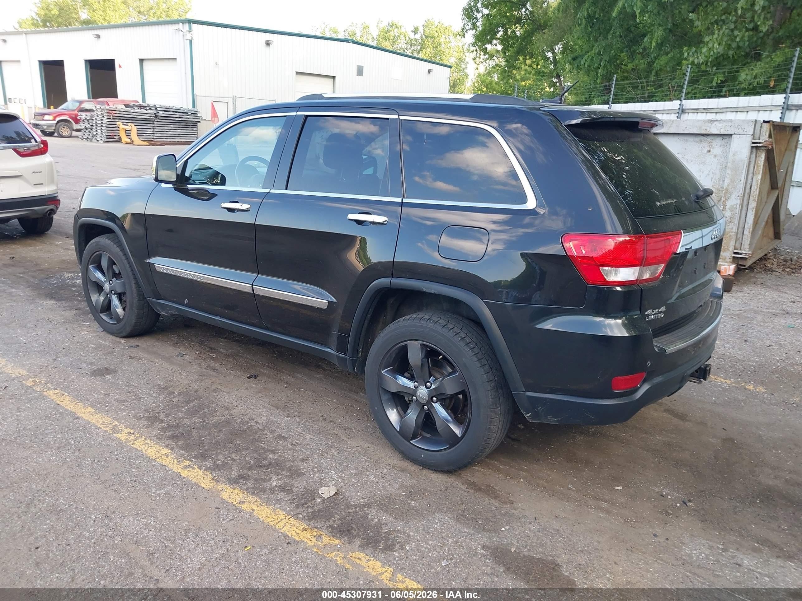 2012 Jeep Grand Cherokee Limited Black vin: 1C4RJFBG4CC288738