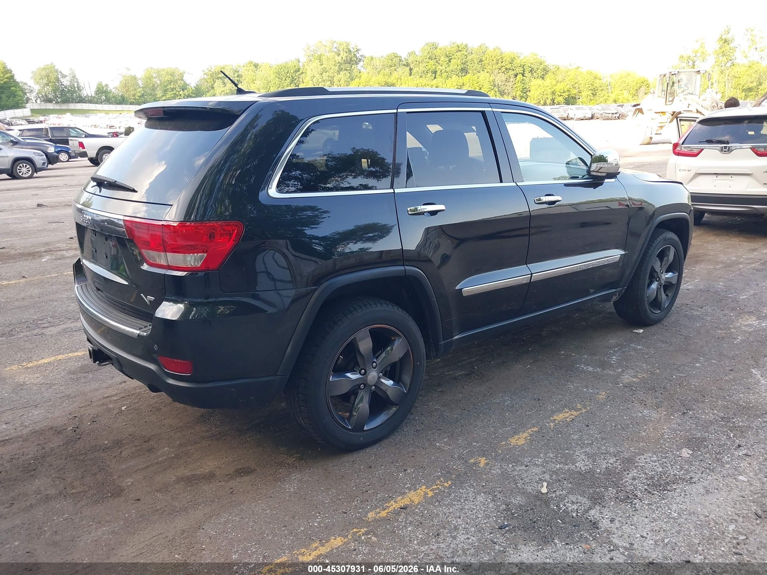 2012 Jeep Grand Cherokee Limited Black vin: 1C4RJFBG4CC288738