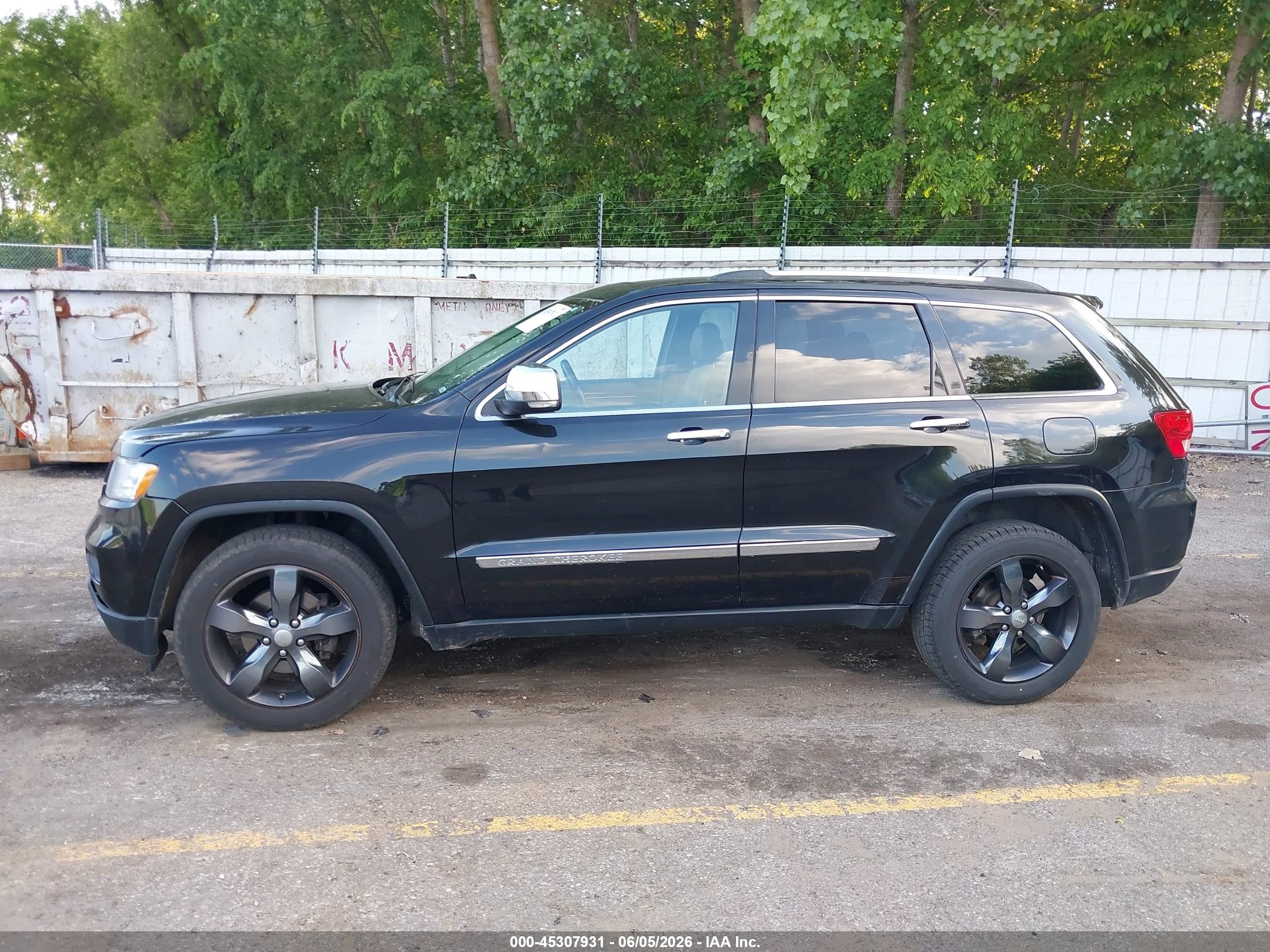 2012 Jeep Grand Cherokee Limited Black vin: 1C4RJFBG4CC288738