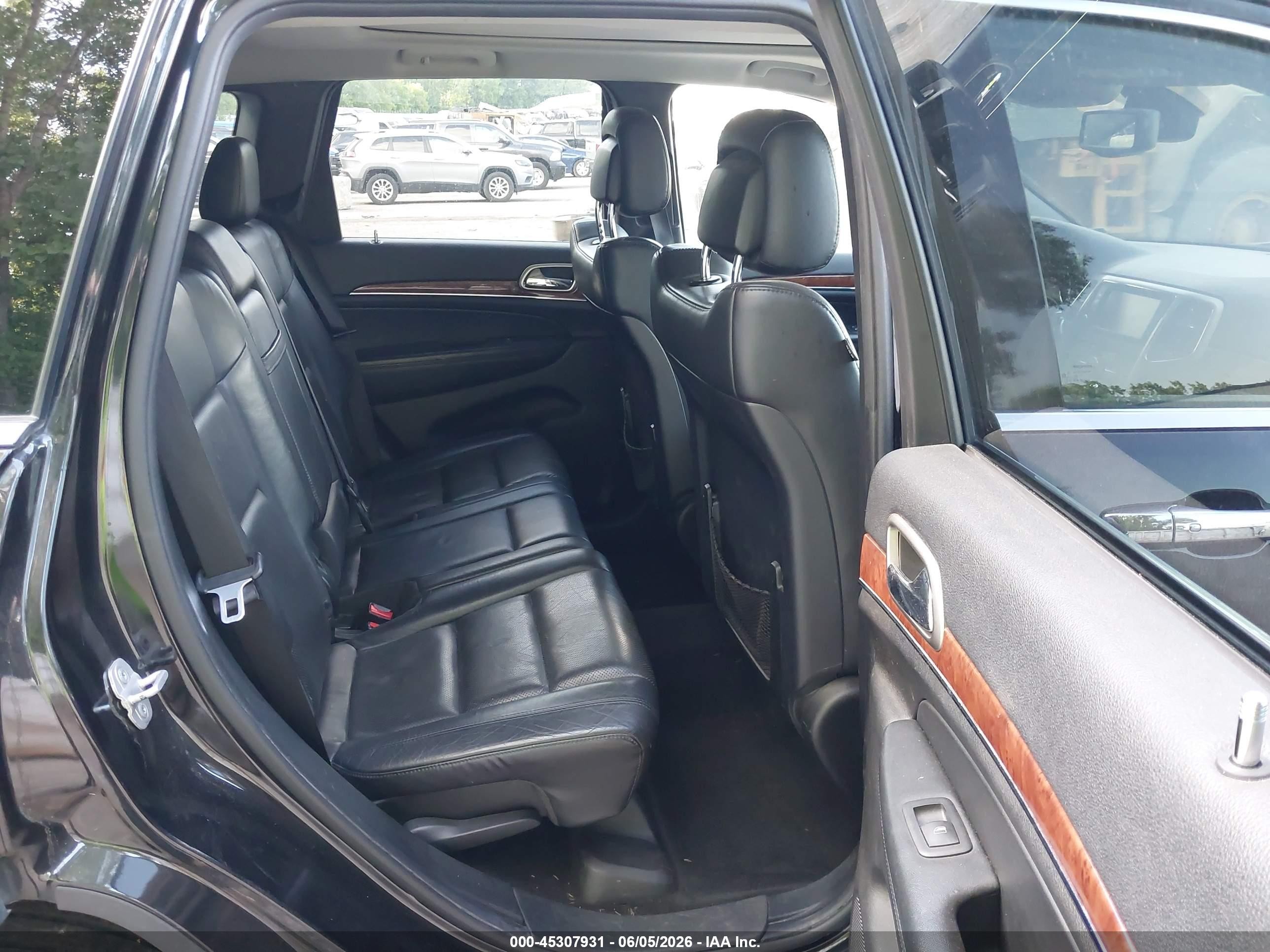 2012 Jeep Grand Cherokee Limited Black vin: 1C4RJFBG4CC288738