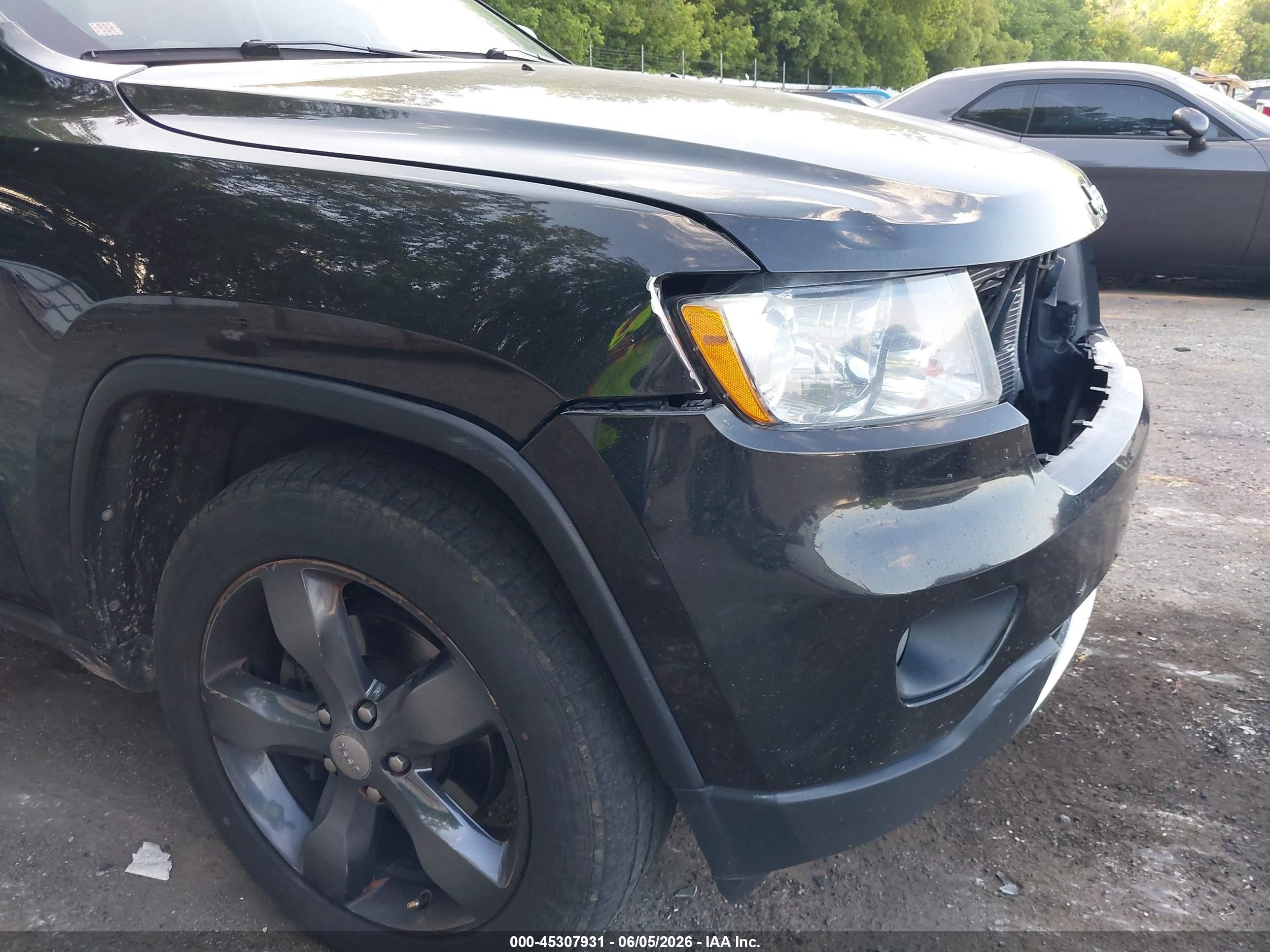 2012 Jeep Grand Cherokee Limited Black vin: 1C4RJFBG4CC288738