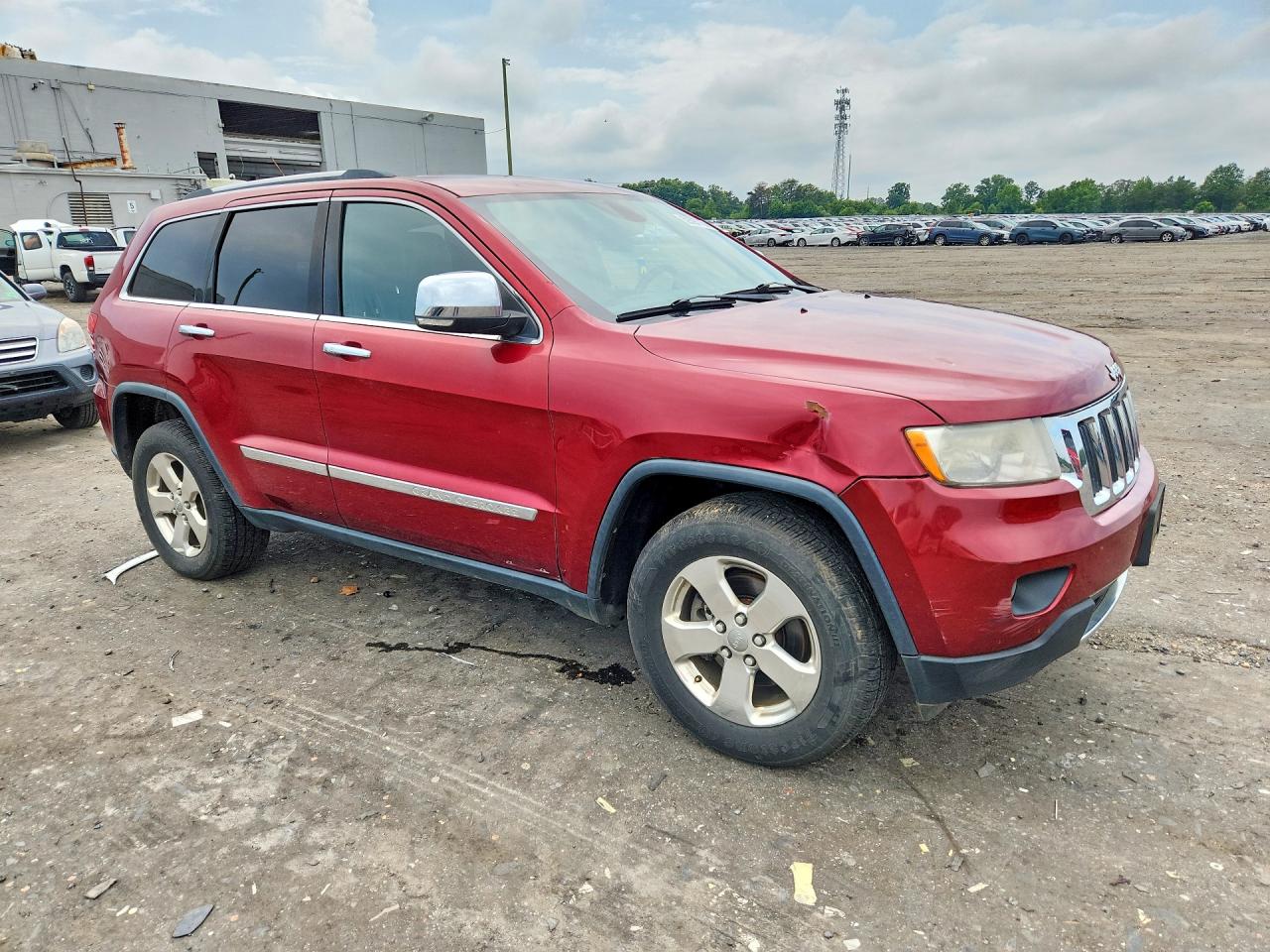 2012 Jeep Grand Cherokee Limited Красный vin: 1C4RJFBG4CC324962