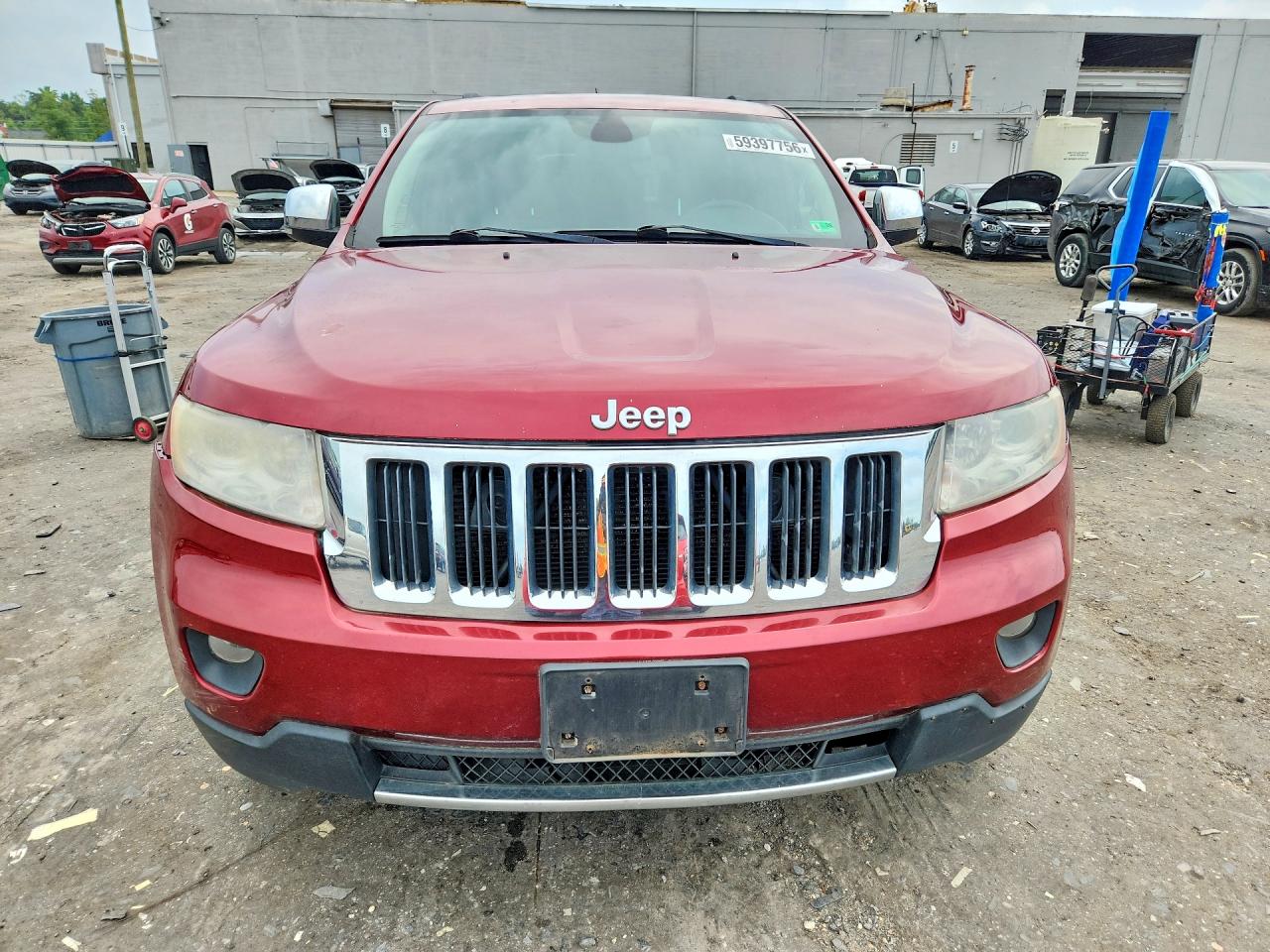 2012 Jeep Grand Cherokee Limited Красный vin: 1C4RJFBG4CC324962